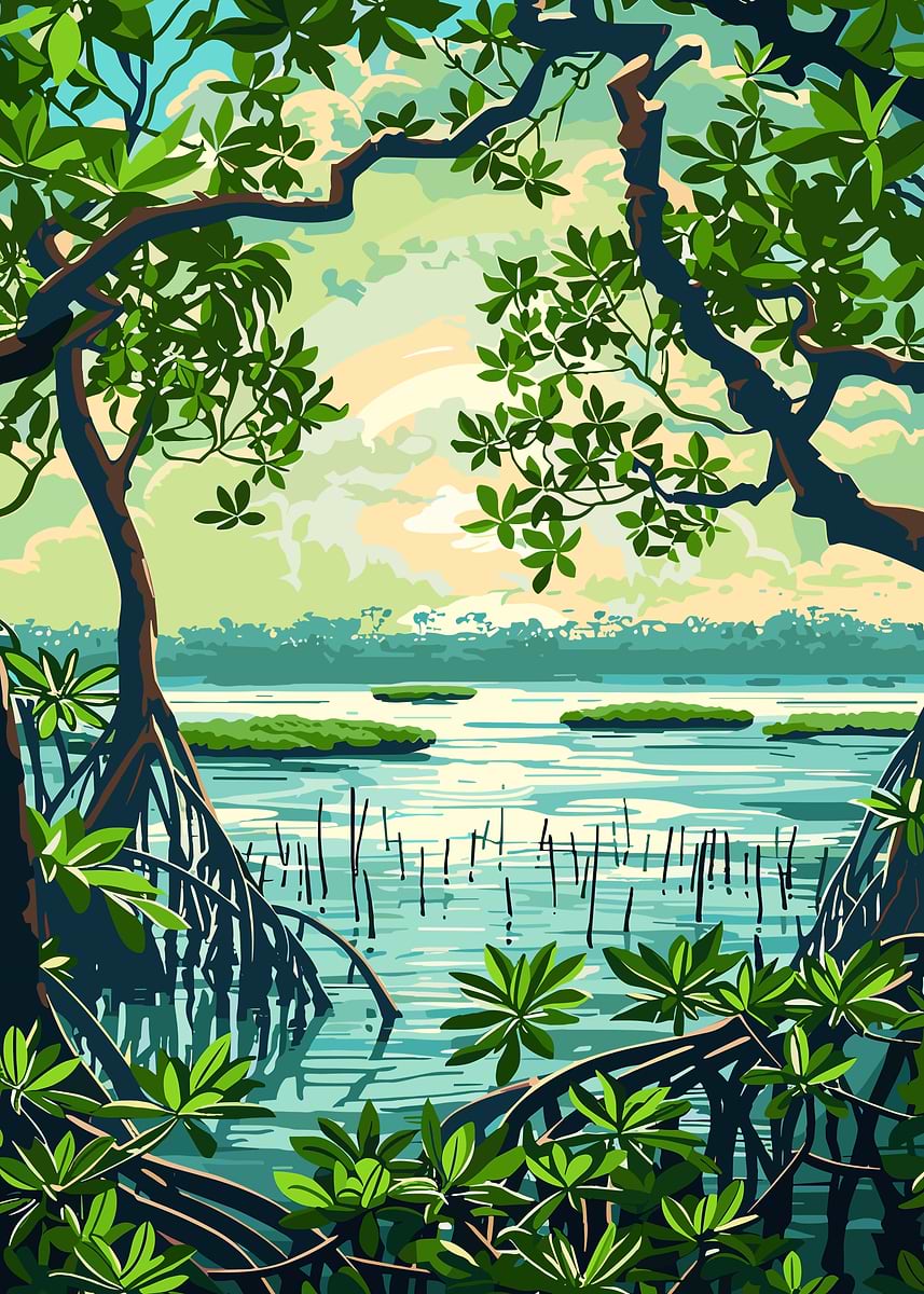 【ダイヤモンドアート】Mangrove 77df37ee-9ee6-4d00-810d-