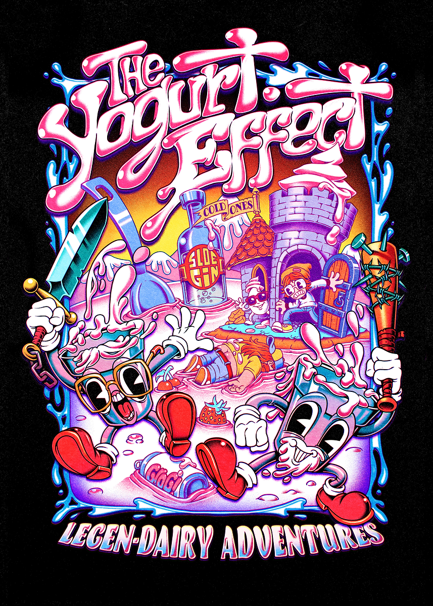 The Yogurt Effect: Legen-Dairy Adventures' Poster, picture, metal
