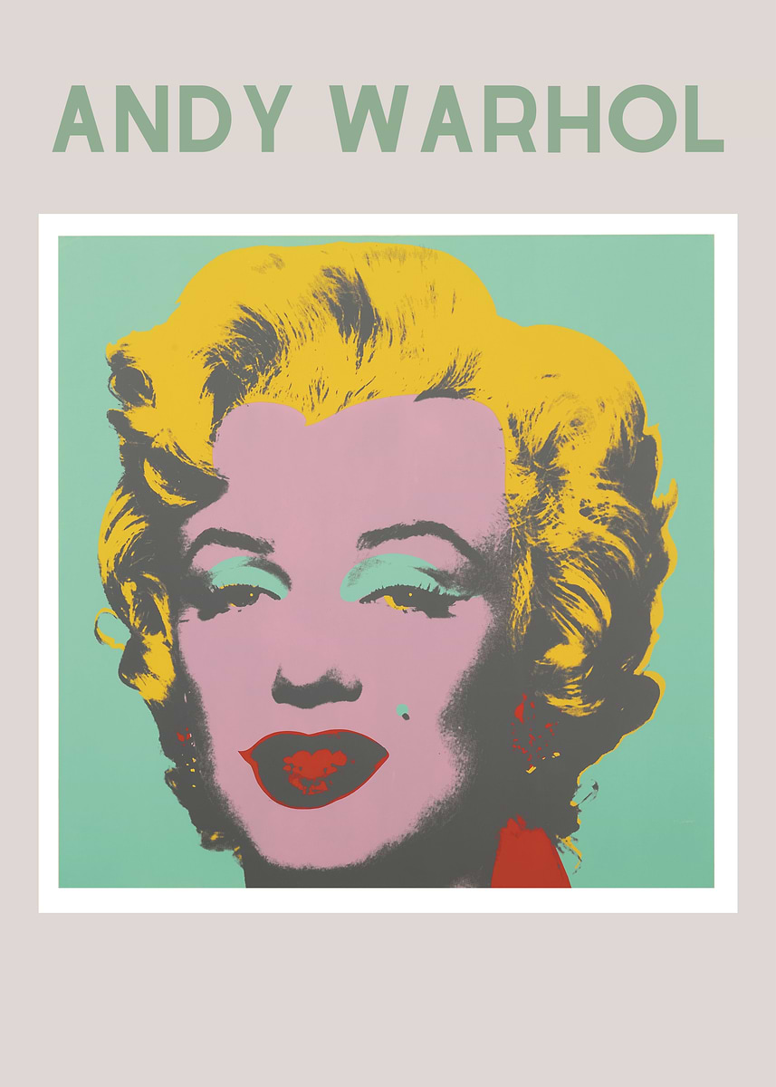 Andy Warhol Marilyn Monroe Pop Art' Poster, picture, metal print