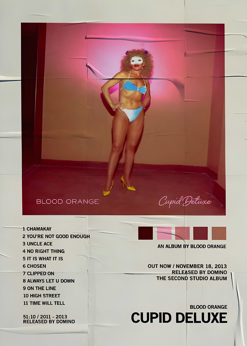 Blood Orange - Cupid Deluxe Album Cover' Poster, picture, metal