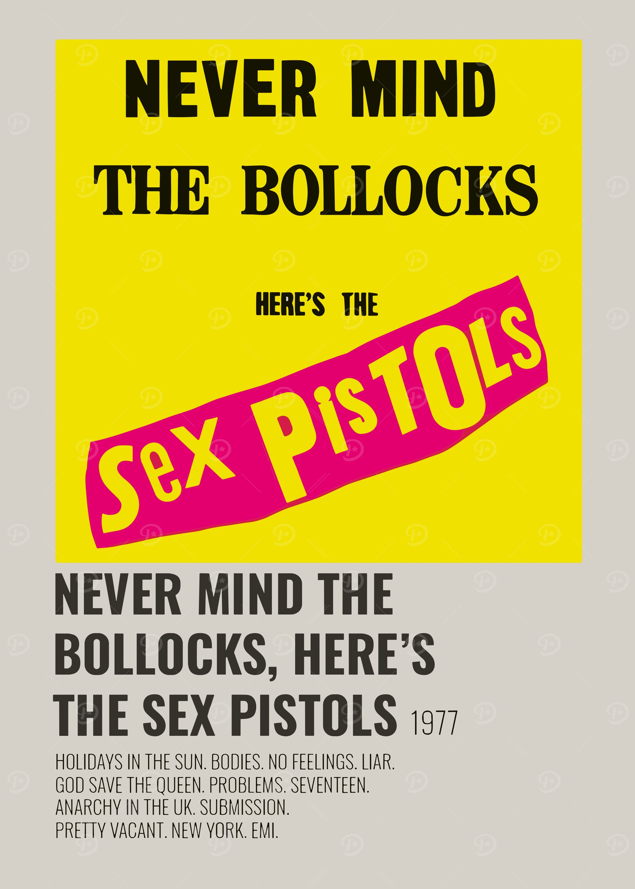 Sex Pistols Album Cover Art' Poster, picture, metal print, paint