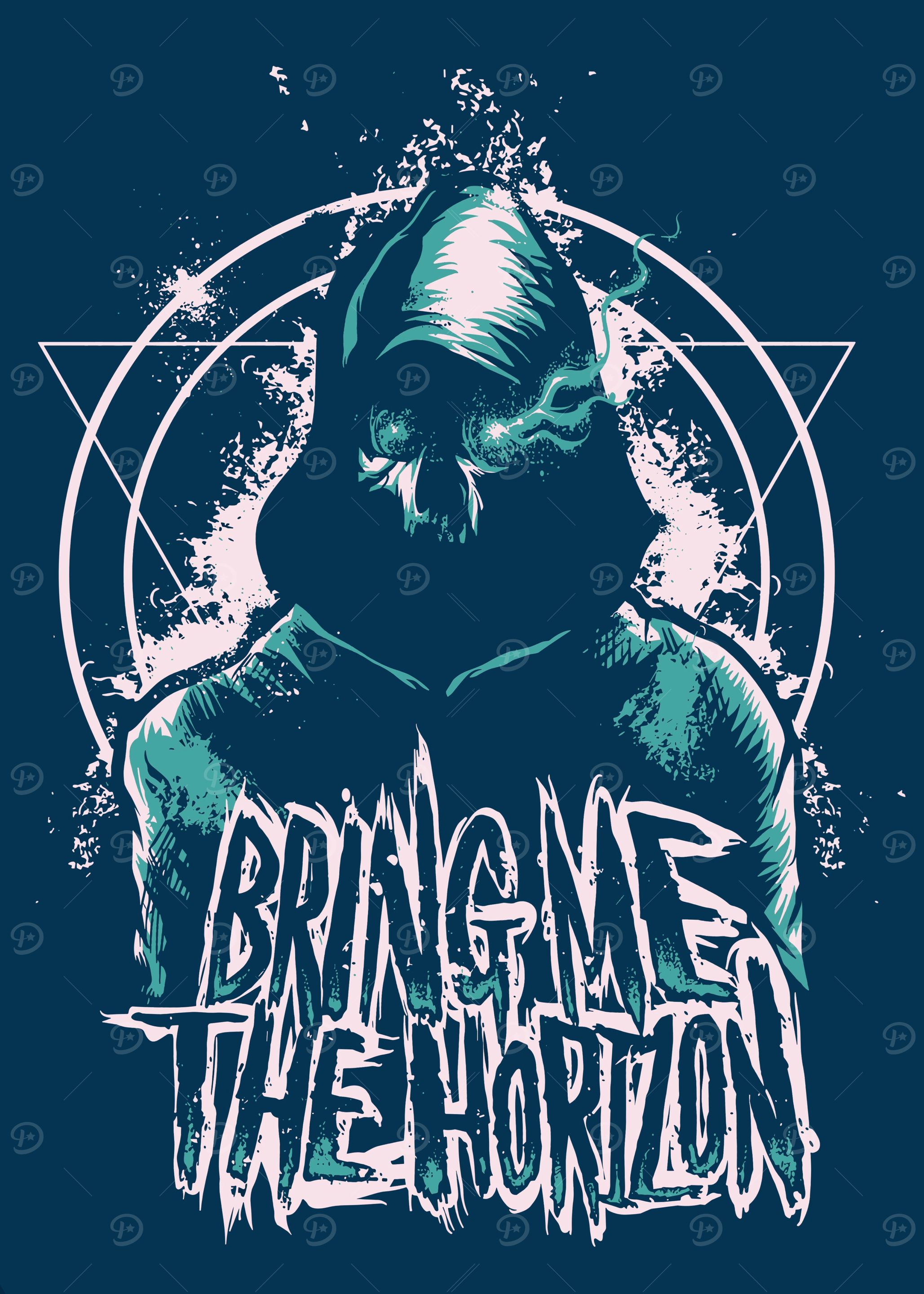 Bring Me The Horizon Artwork' Poster, picture, metal print, paint