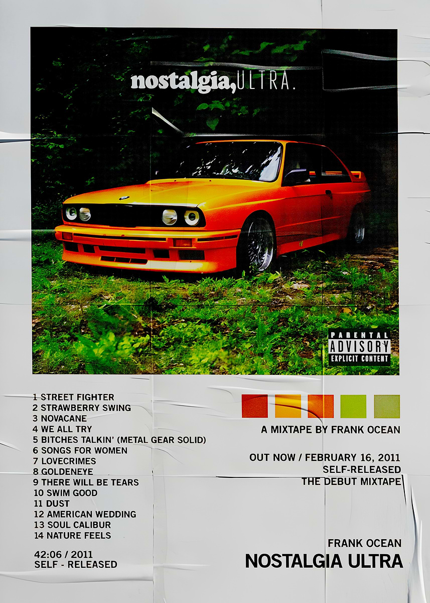 Frank Ocean Nostalgia Ultra Album Cover' Poster, picture