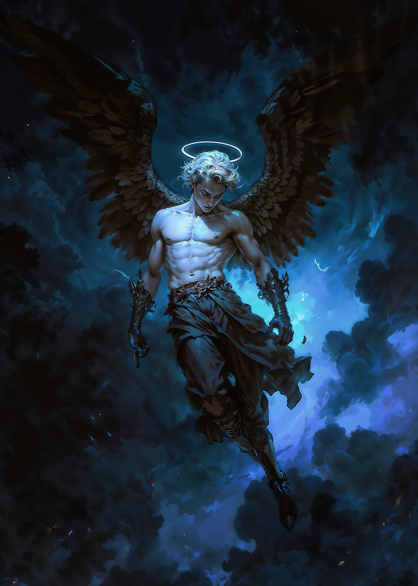 Lucifer Poster, Picture & Metal Print – Dark Fantasy | Displate