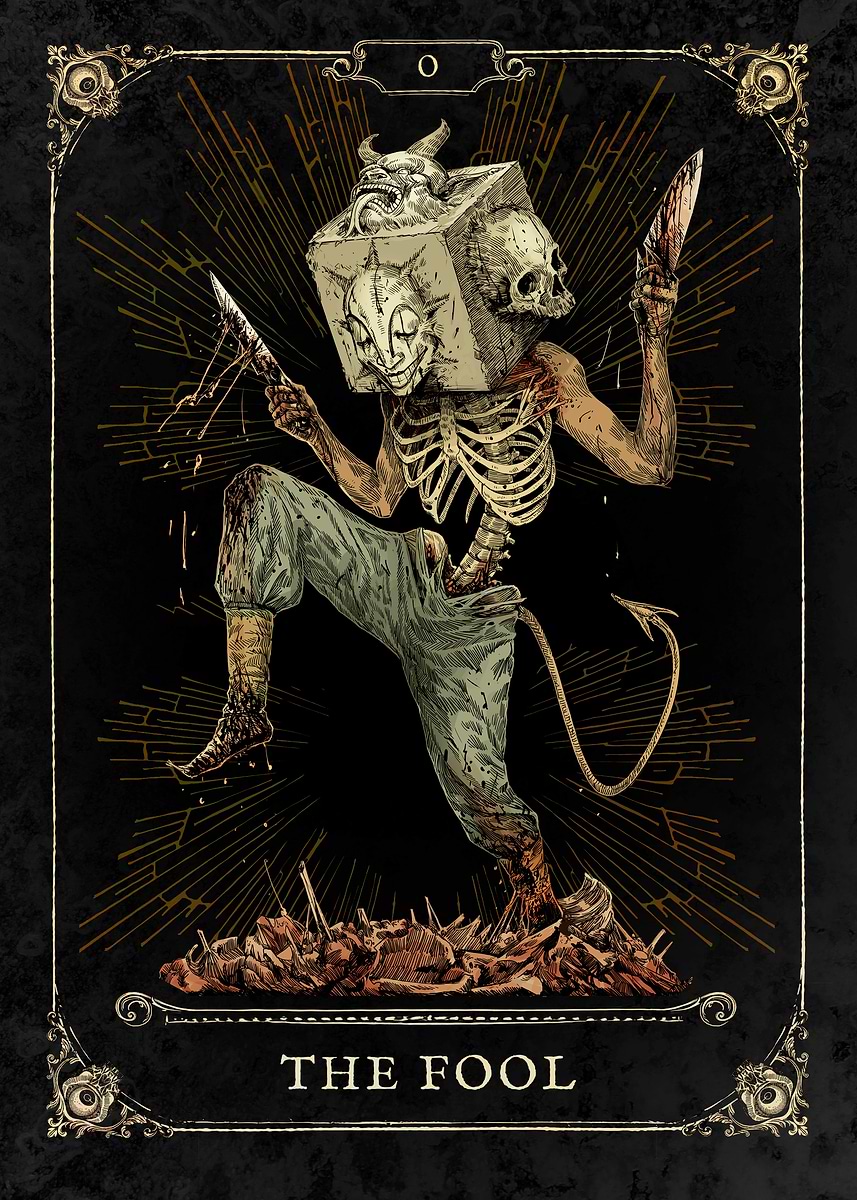 The Fool' Poster, picture, metal print, paint by Hunt: Showdown