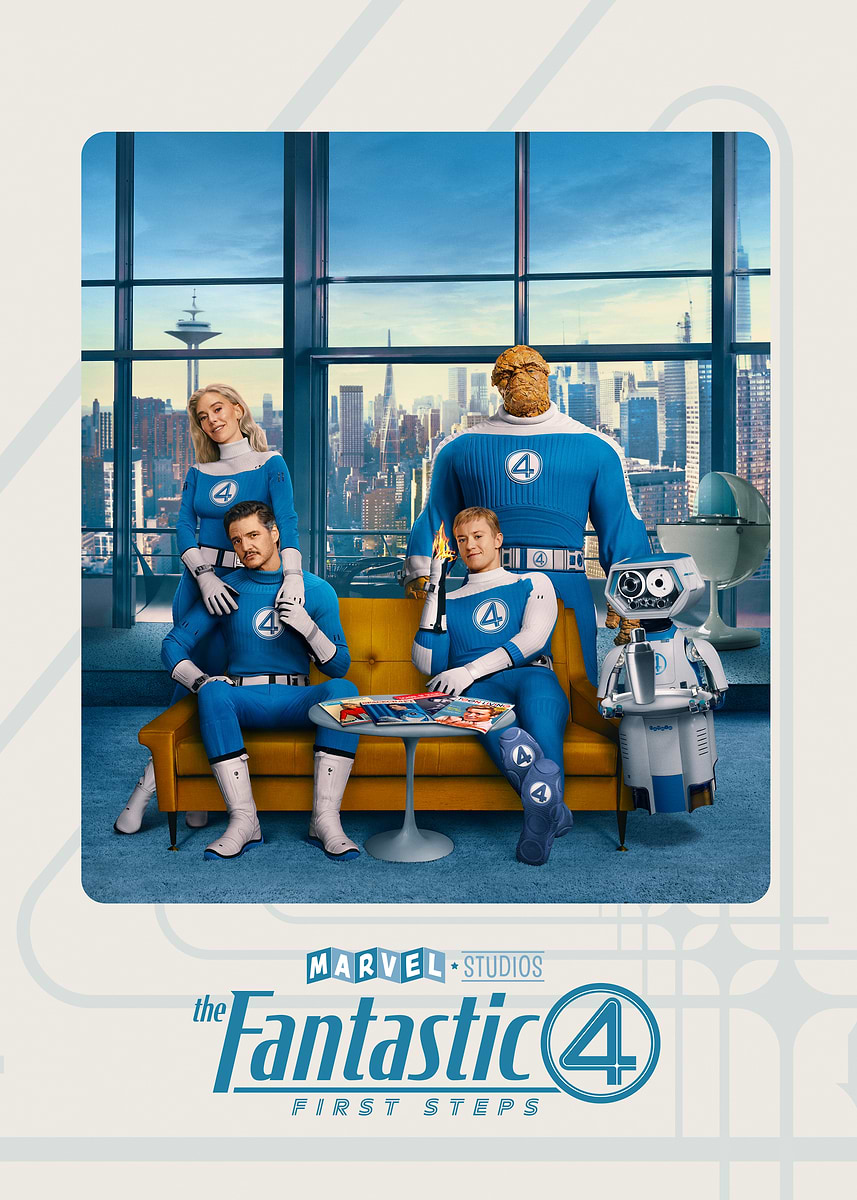 'Fantastic Four: First Steps Unveiled' Poster