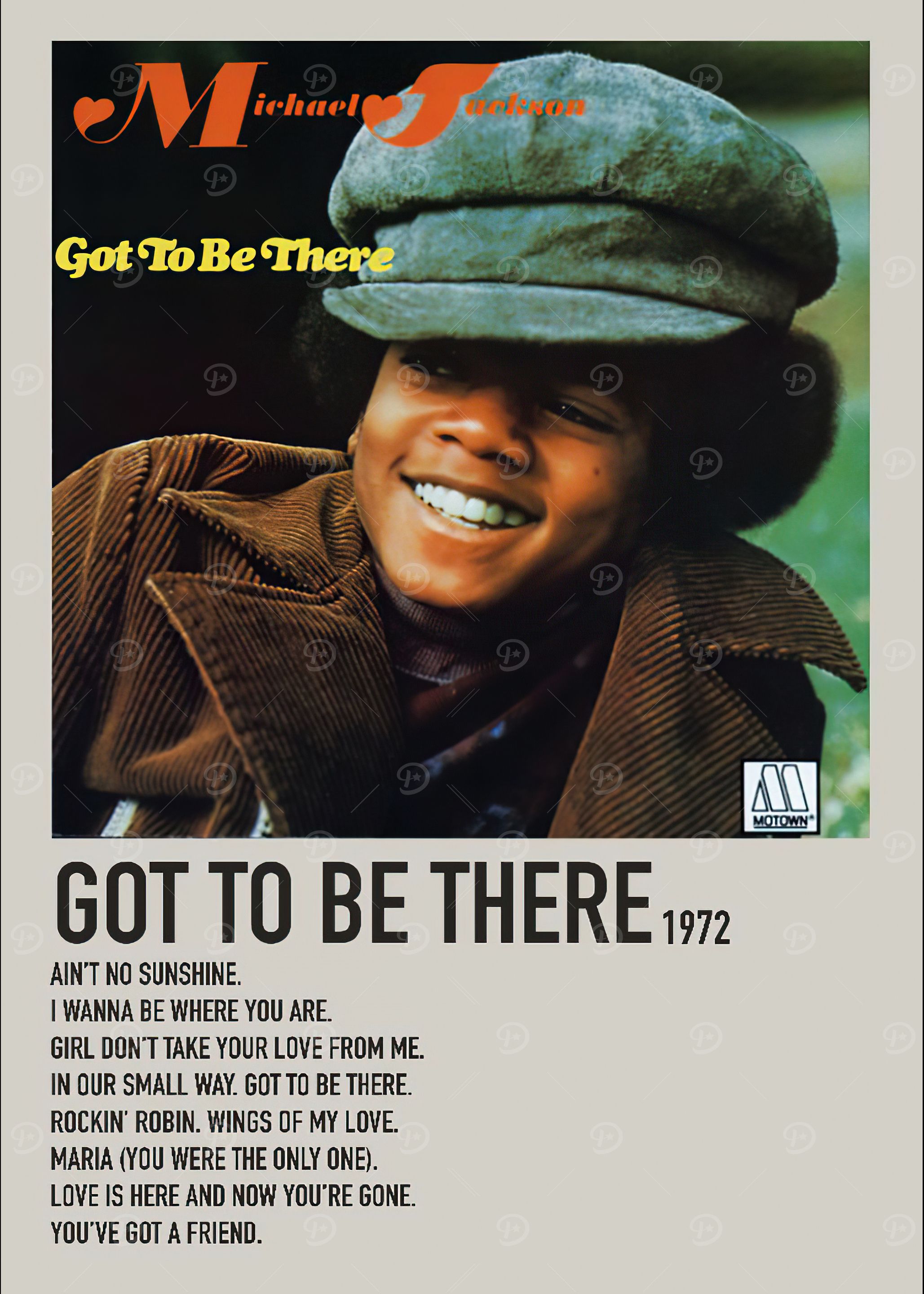 Michael Jackson Got To Be There Poster' Poster, picture, metal Michael Jackson Got To Be There Poster' Poster, picture, metal