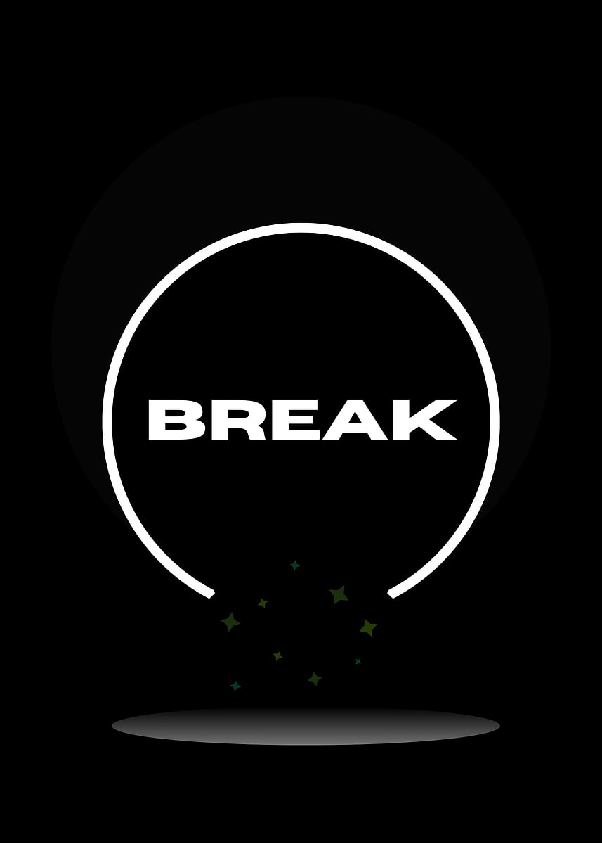 'Break' Poster, picture, metal print, paint by SpionEnte | Displate