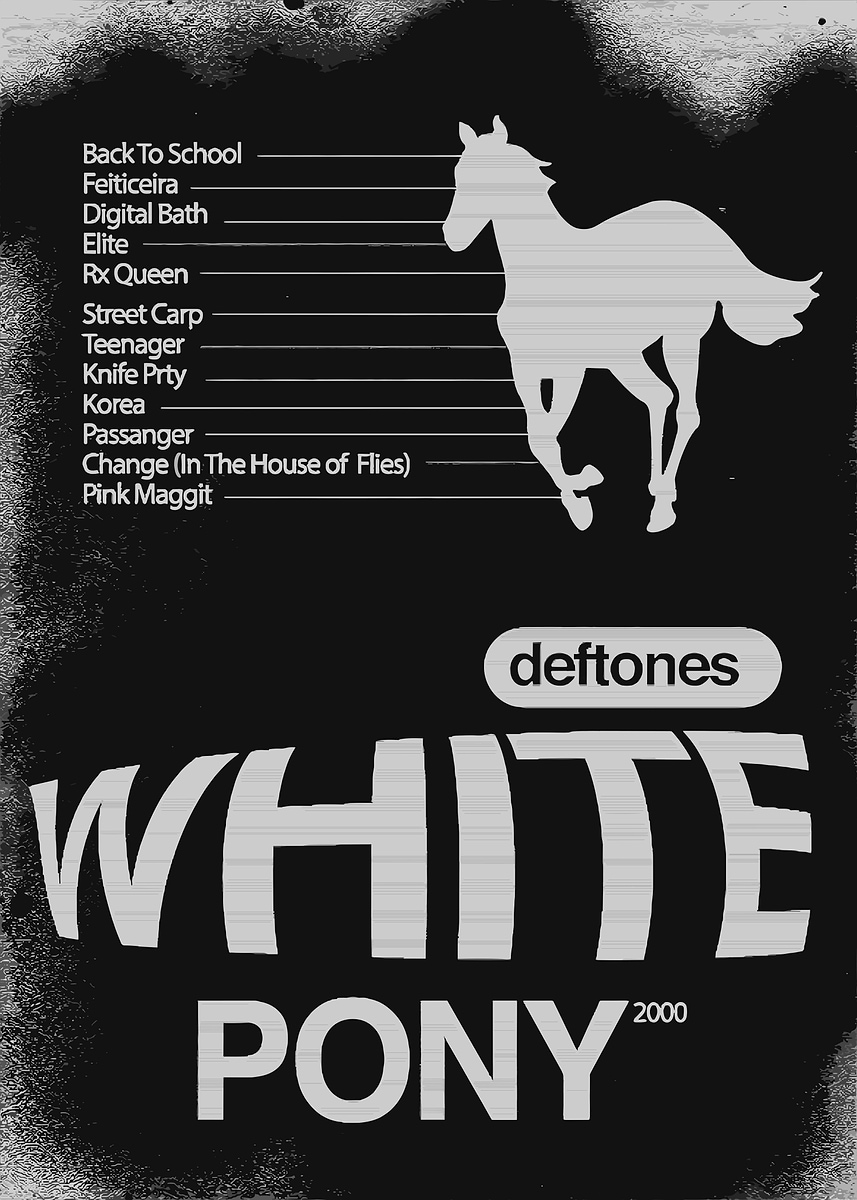 Deftones White Pony Album Cover' Poster, picture, metal print