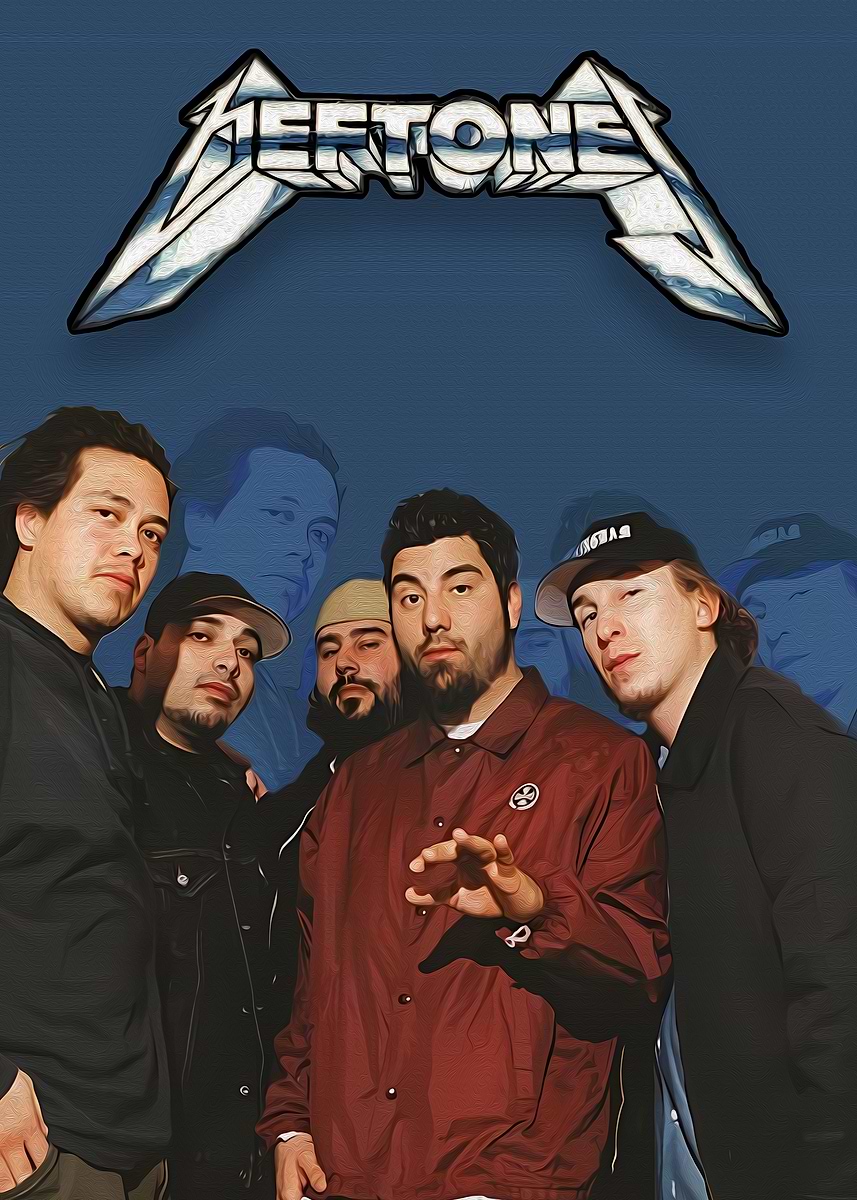 Deftones Band Portrait' Poster, picture, metal print, paint by