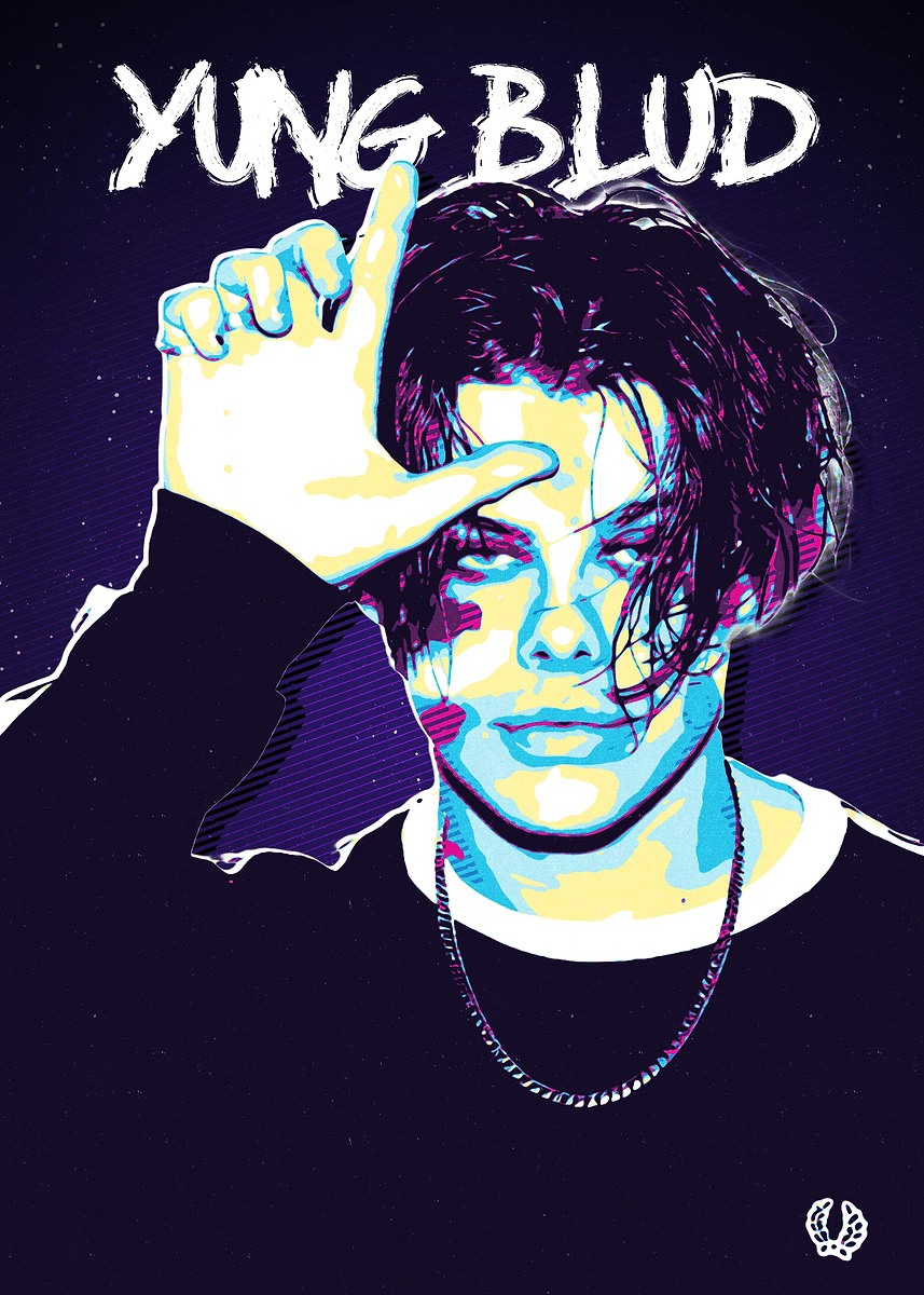 Yungblud ' Poster, picture, metal print, paint by Rose Art | Displate