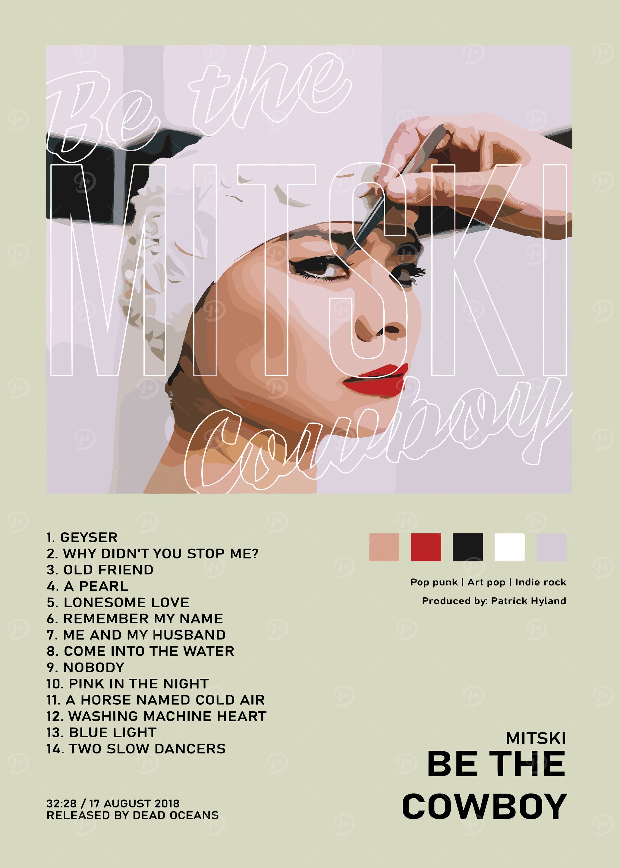 Mitski Be the Cowboy ポスターつき Amazon.com: CINEMAFLIX Be The Cowboy - Mitski - Indie Rock/Folk