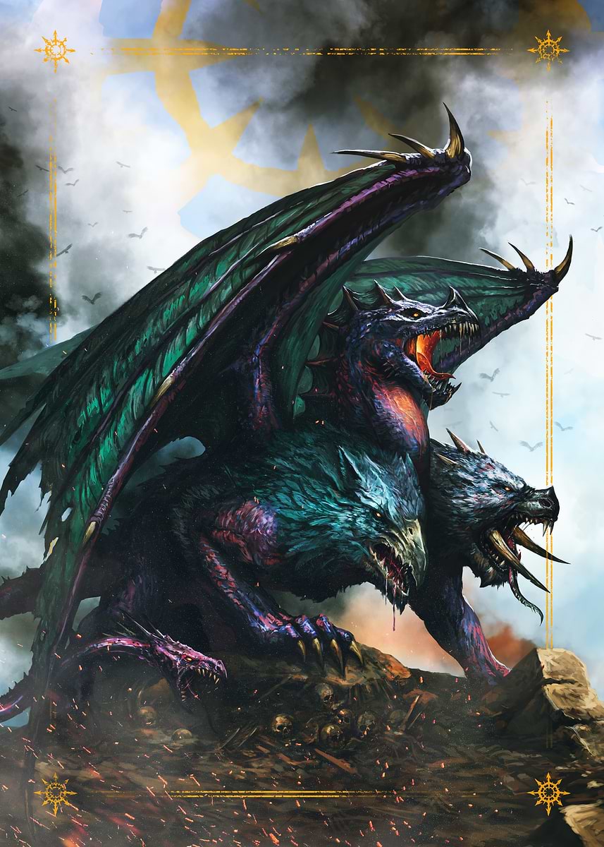 Chimera' Poster, picture, metal print, paint by Warhammer | Displate