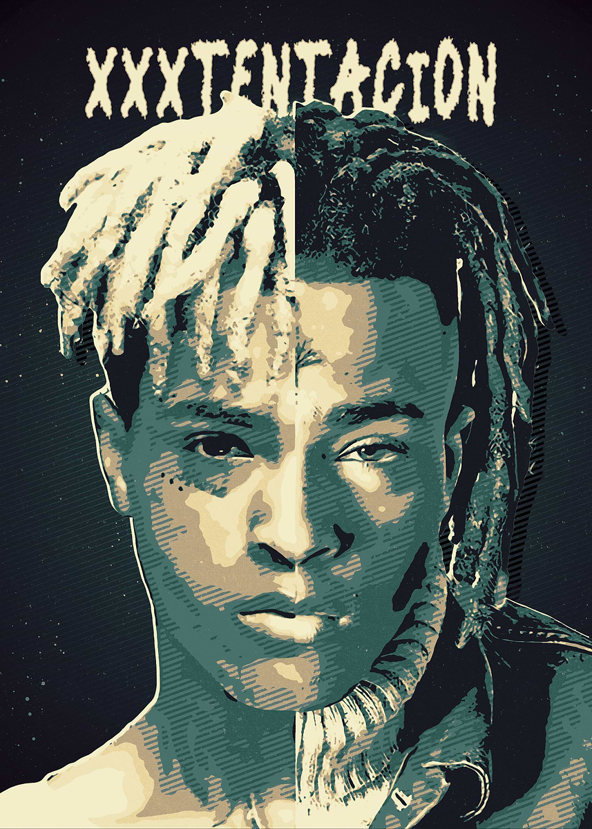 XXXTentacion ' Poster, picture, metal print, paint by Rose Art