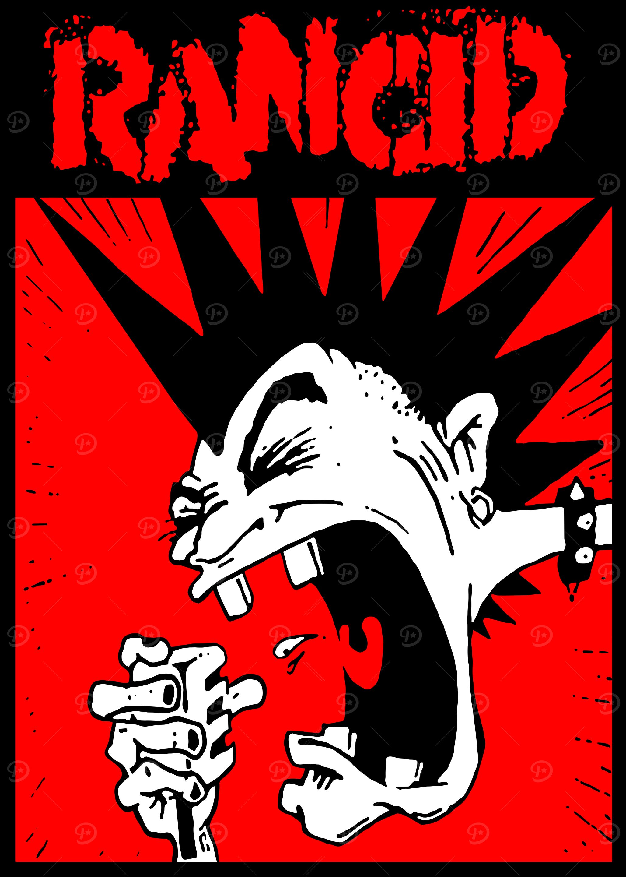 Rancid Band Punk Rock Illustration' Poster, picture, metal print Rancid Band Punk Rock Illustration' Poster, picture, metal print