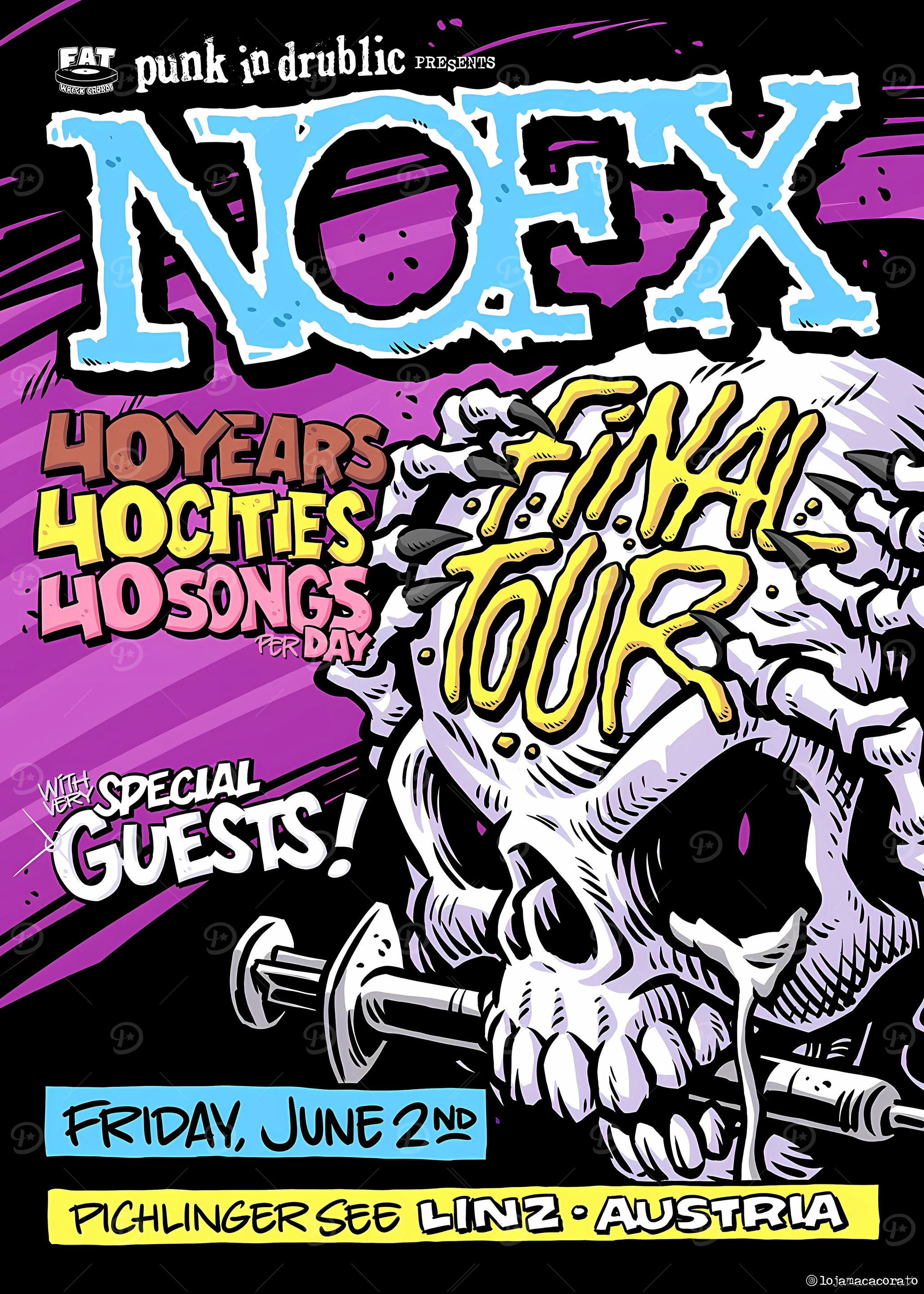 送料無料【新品未使用】NOFX 公式 ラストライブ　ポスター　3枚セット　ラスト NOFX THE FINAL SHOWS POSTER 3枚セット ラストライブ