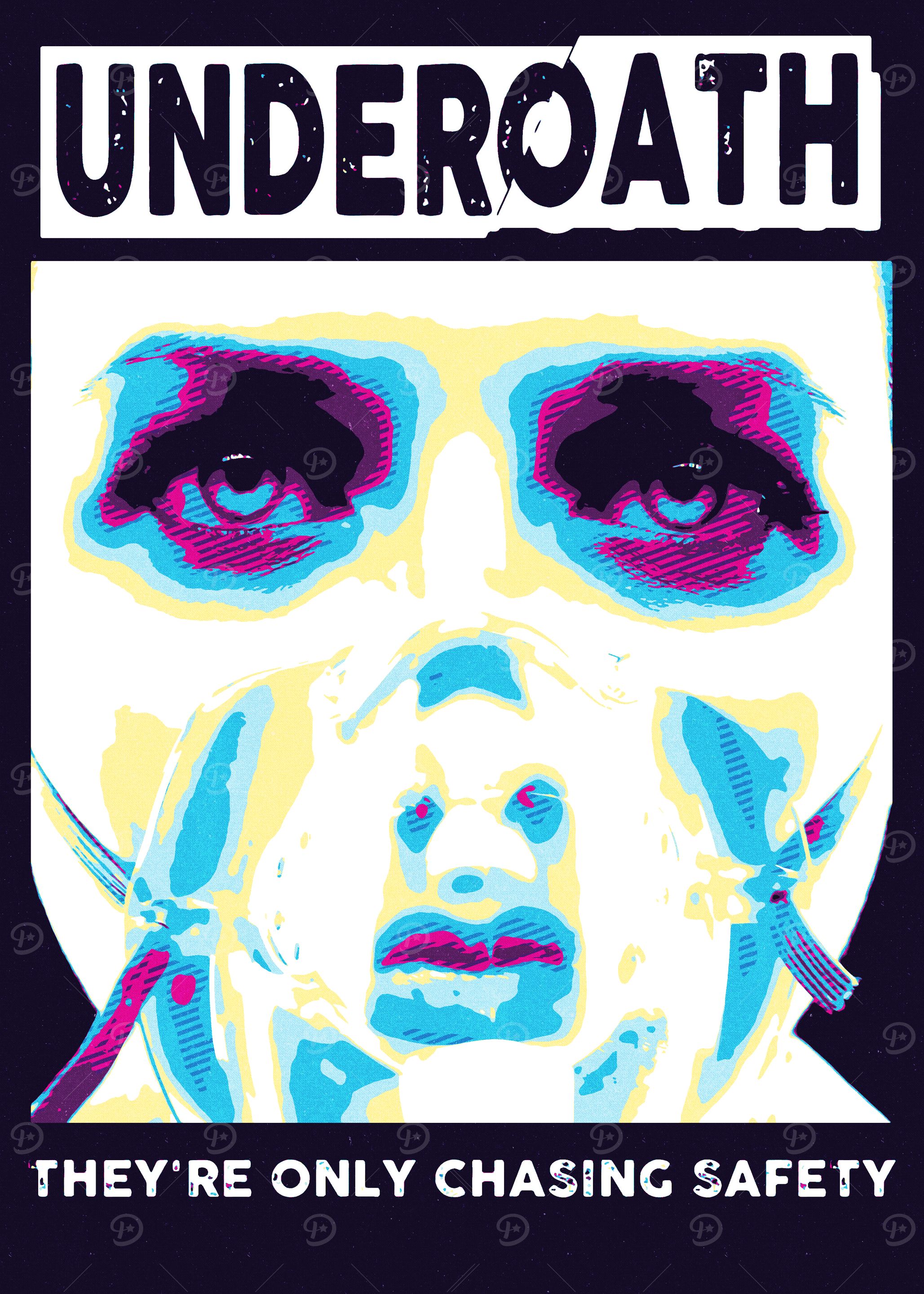 Underoath - They're Only Chasing Safety' Poster, picture, metal