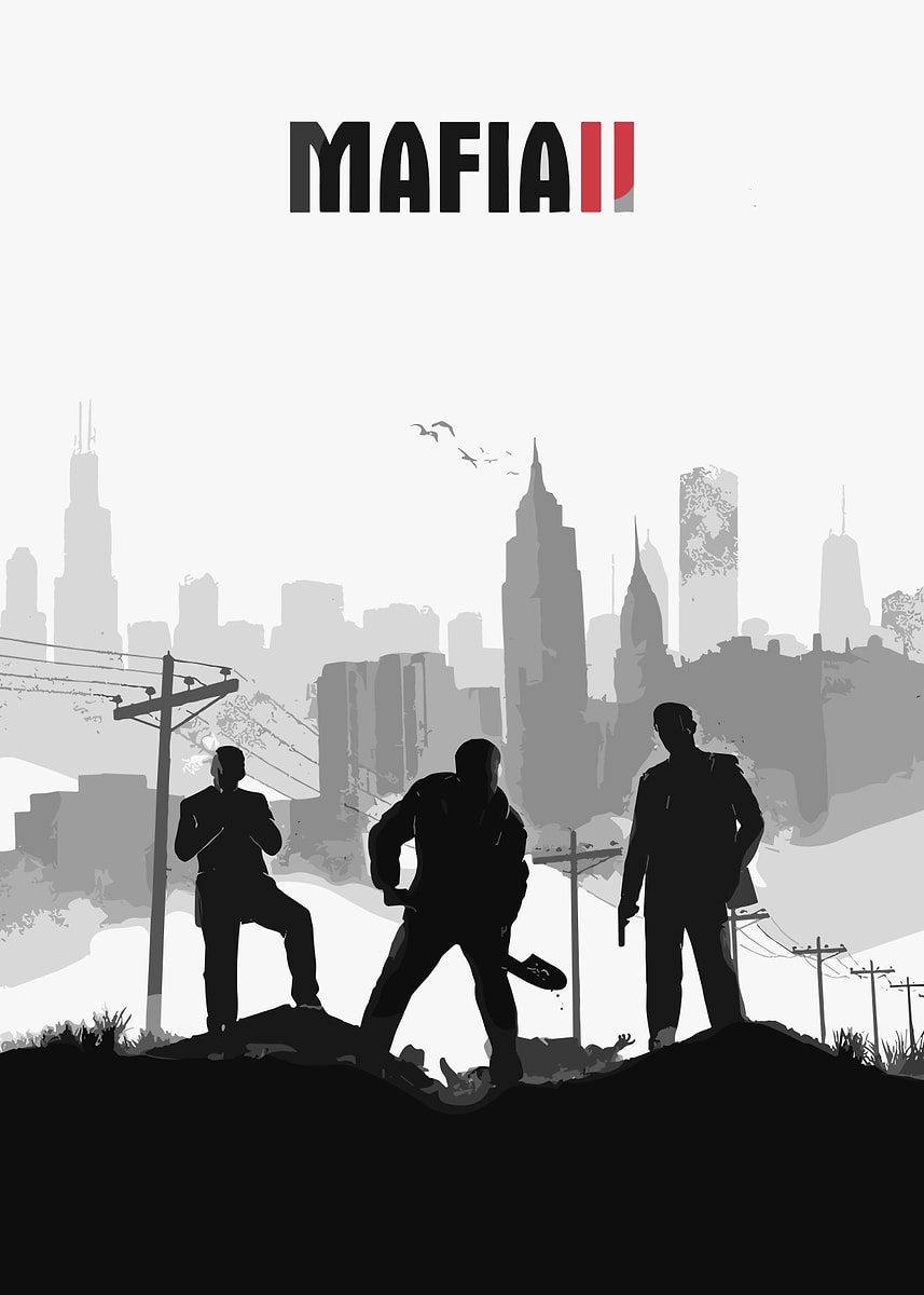 Mafia II Game Gaming Poster, Picture & Metal Print – Video Games