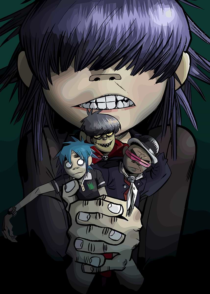 額装済　Gorillaz 限定アートプリント 額装済 Gorillaz 限定アートプリント 額装済 Gorillaz 限定アート
