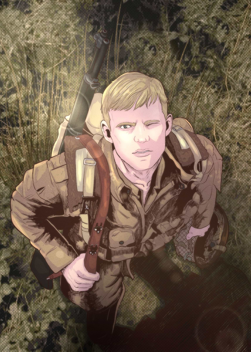 'Albert Blithe - Band of Brothers' Poster, picture, metal print, paint ...