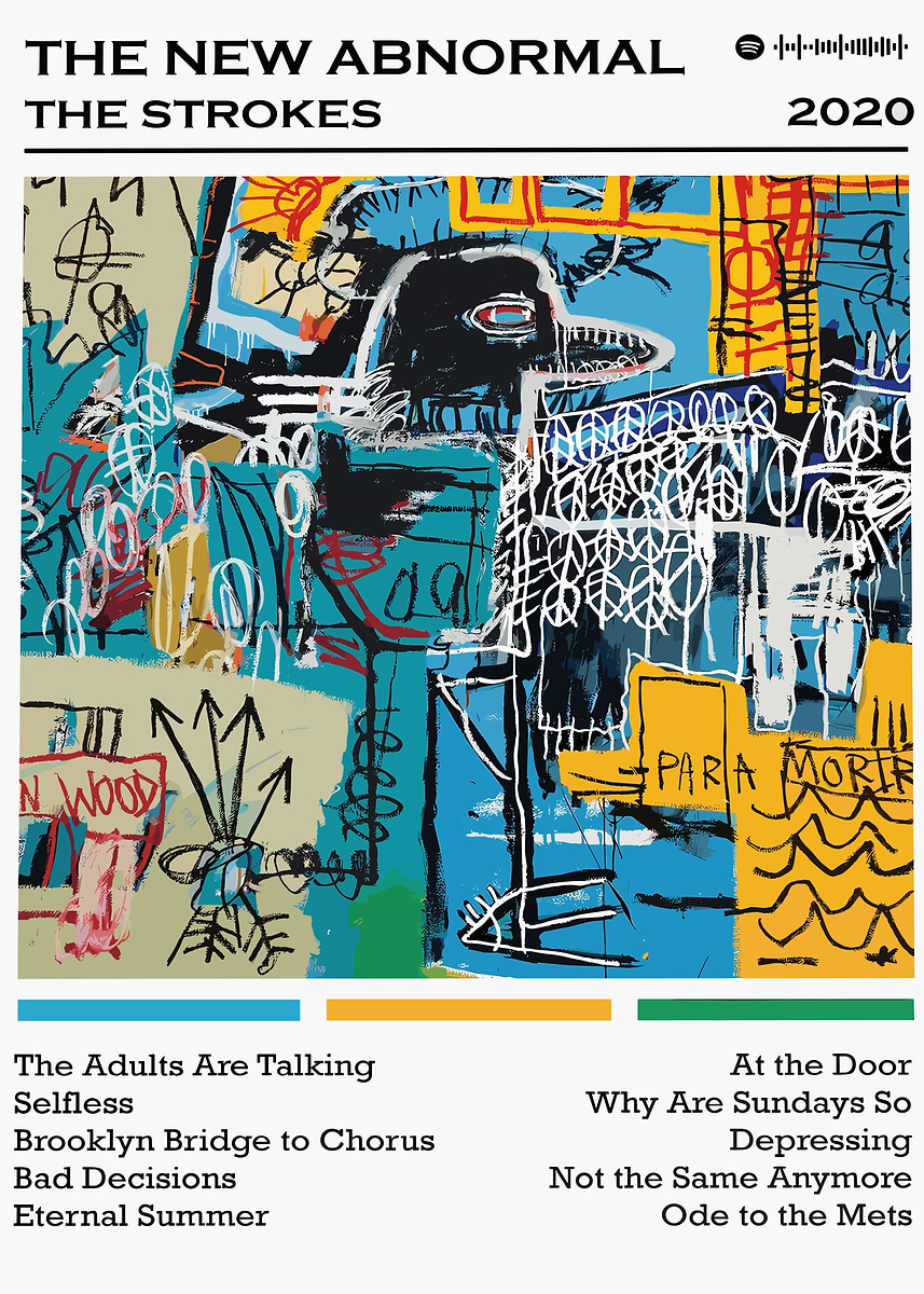 The Strokes - The New Abnormal Album' Poster, picture, metal print