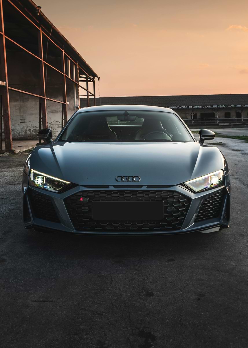 'Audi R8 Front View' Poster, picture, metal print, paint by Sport Car ...