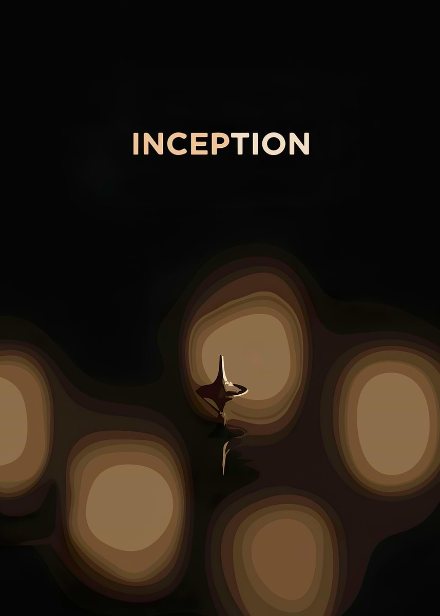 Inception Movie Poster Minimalist Art' Poster, picture, metal