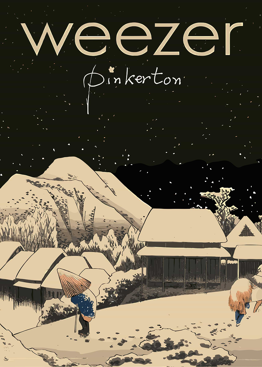 Weezer Pinkerton Album Cover Art' Poster, picture, metal print