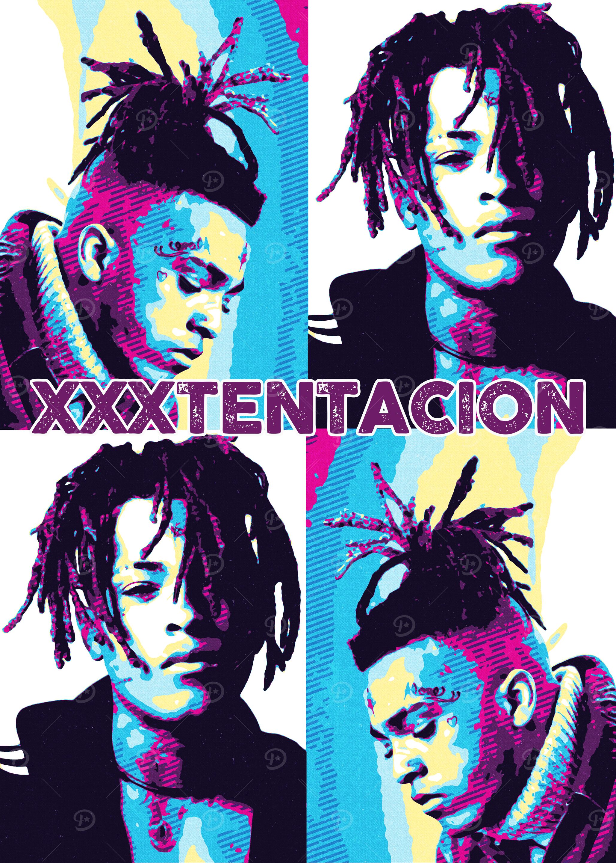 絵 xxxtentacion Charcoal Drawing: 