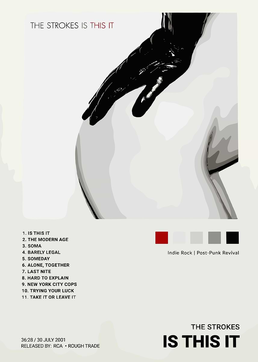 The Strokes' Is This It 未使用 THE STROKES Is This It