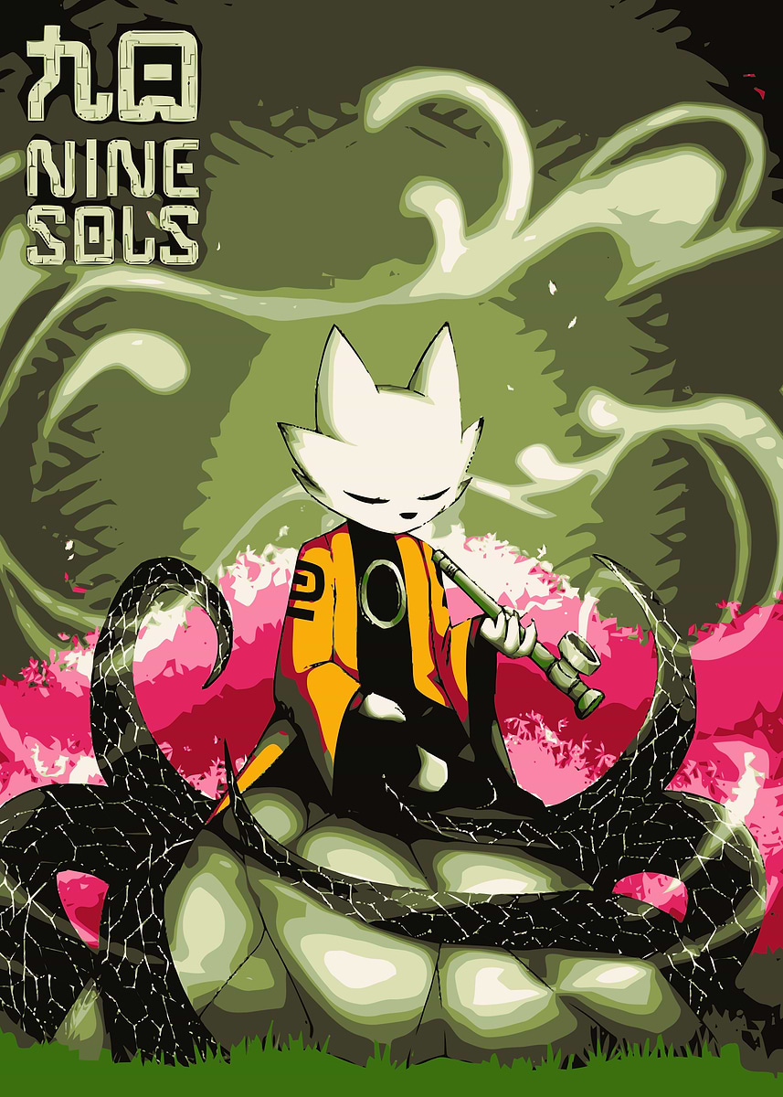 Nine Sols Character Art' Poster, picture, metal print, paint by