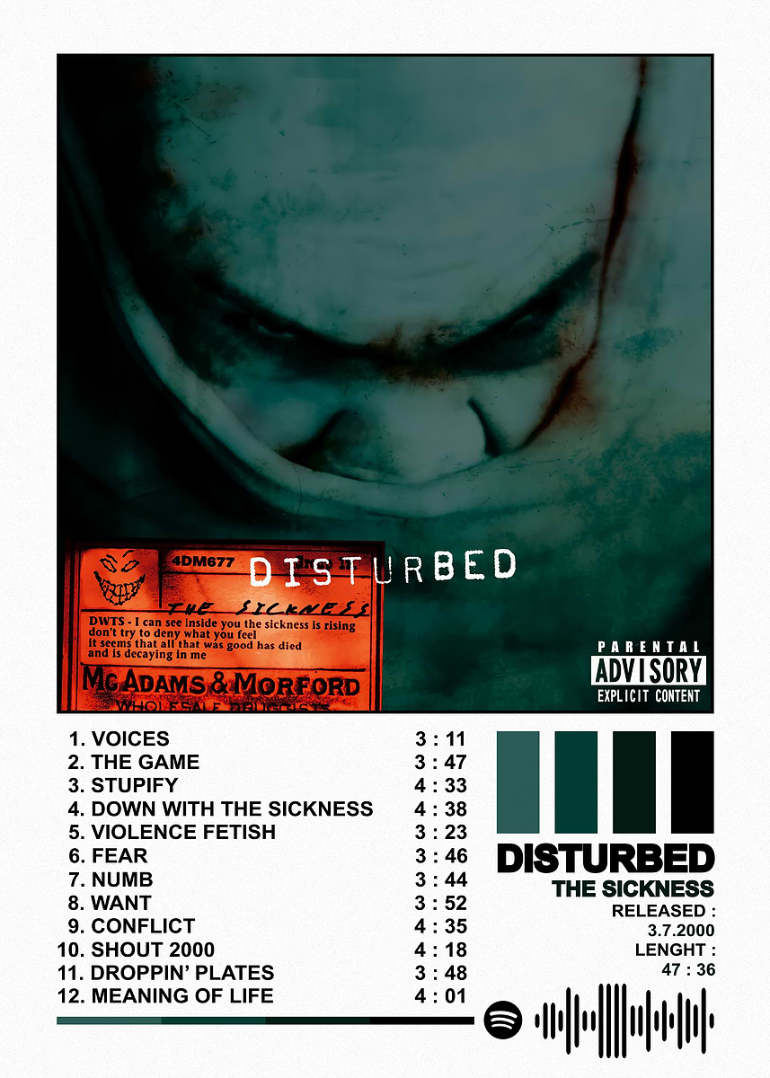 アート・デザイン・音楽 Disturbed The Sickness The Sickness 2CD – Disturbed