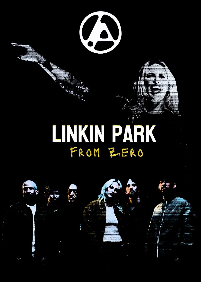 Linkin Park - From Zero' Poster, picture, metal print, paint by
