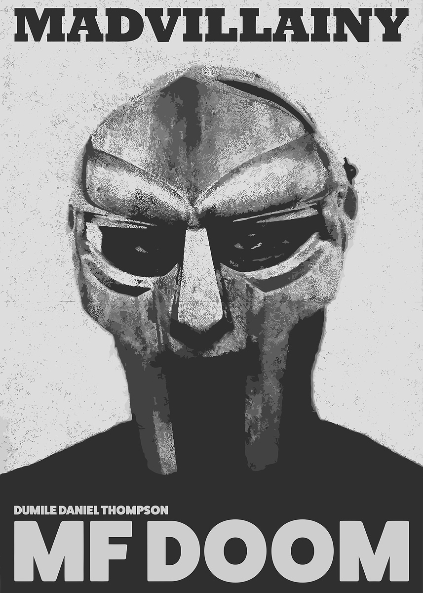 MF DOOM Madvillainy Album Cover Art' Poster, picture, metal print