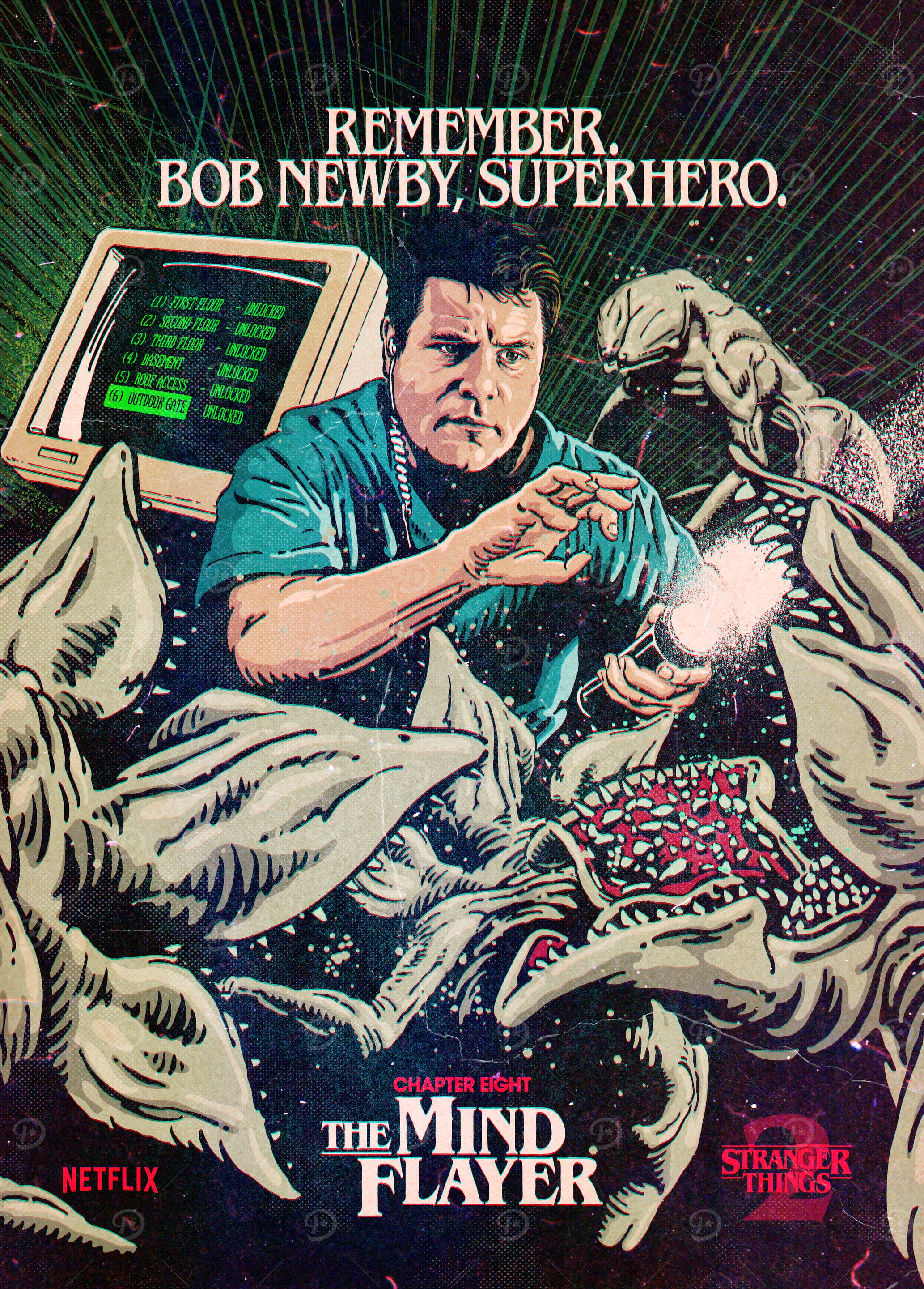 Bob Newby: Stranger Things Superhero Tribute s2' Poster, picture