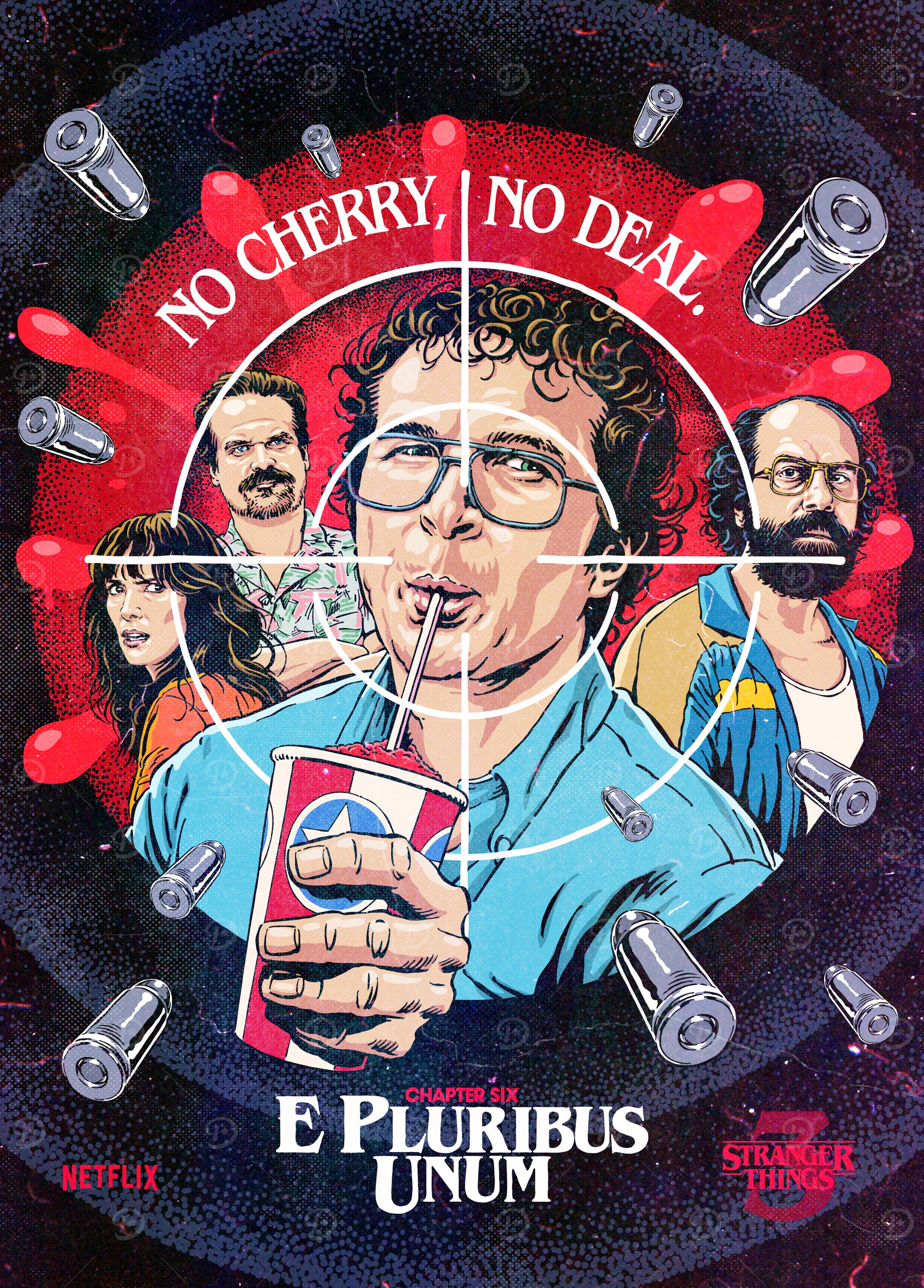 Alexei's Slurpee Deal: Stranger Things s3' Poster, picture, metal