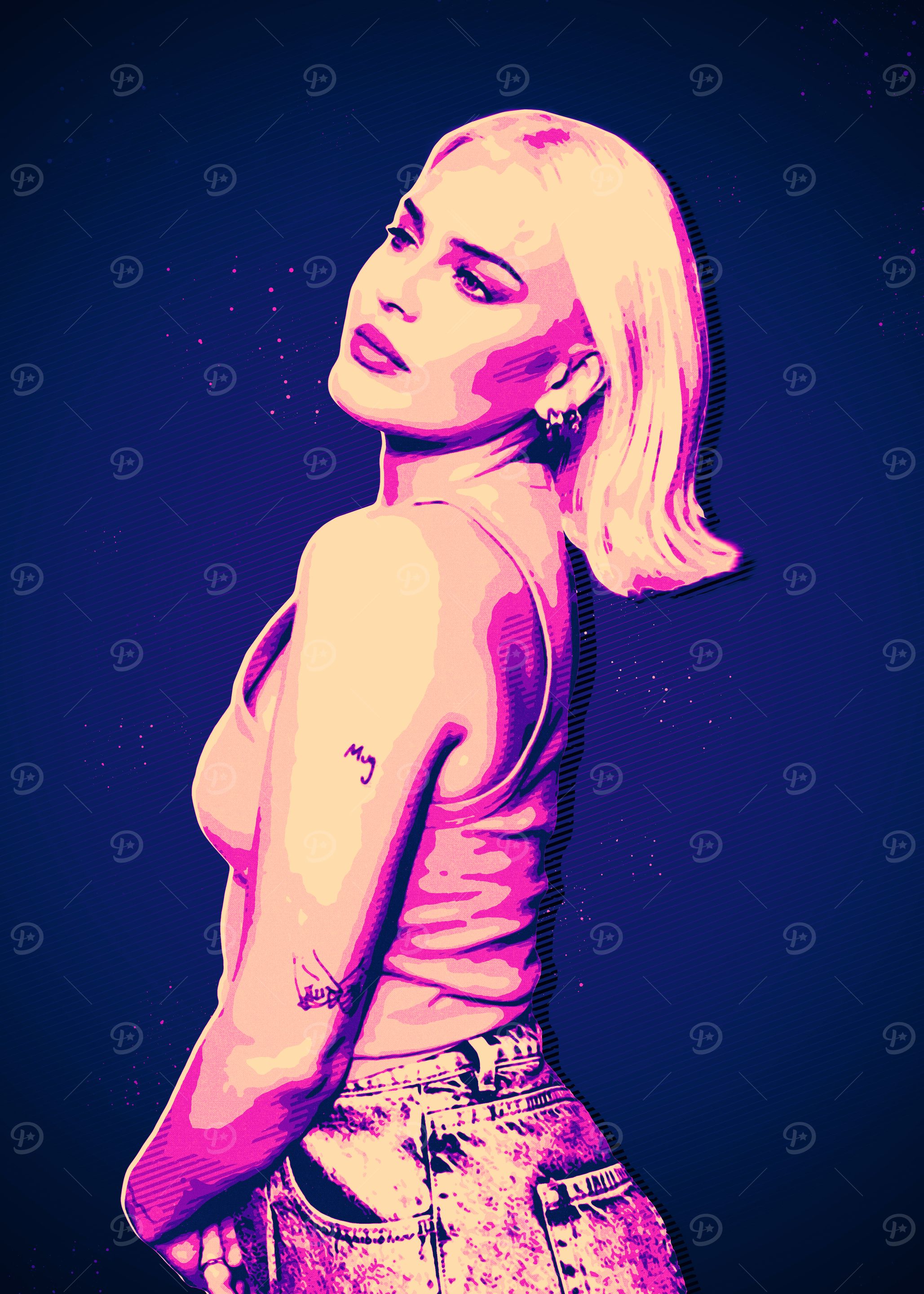 Vector Anne Marie 'Anne Marie' Poster, picture, metal print, paint by Balsem | Displate