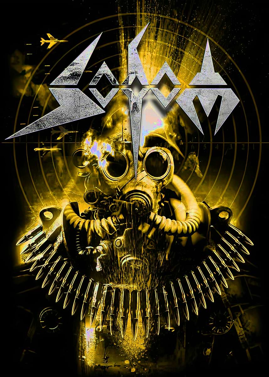 Sodom Band Artwork' Poster, picture, metal print, paint by