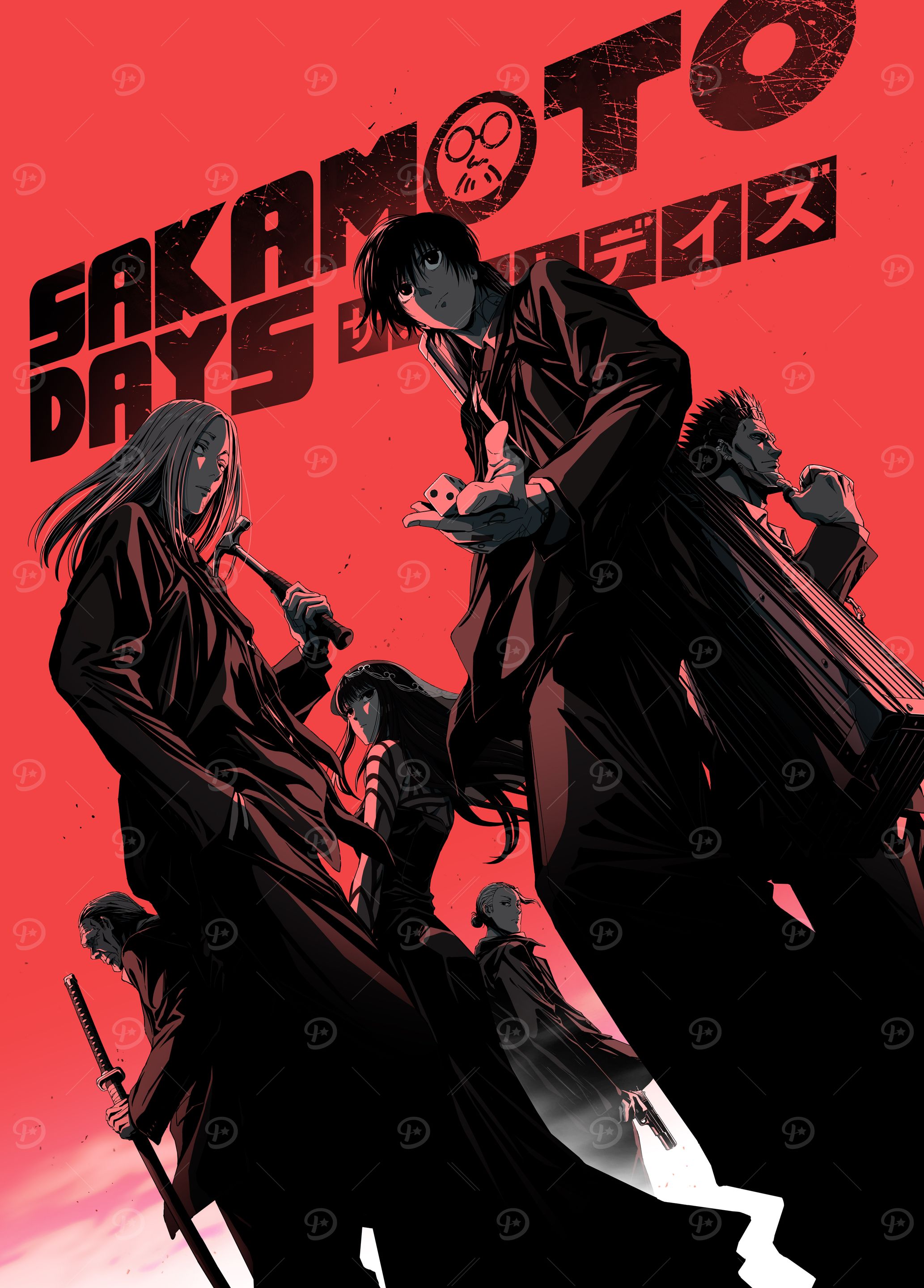 Sakamoto Days: Assassins Assemble' Poster, picture, metal print
