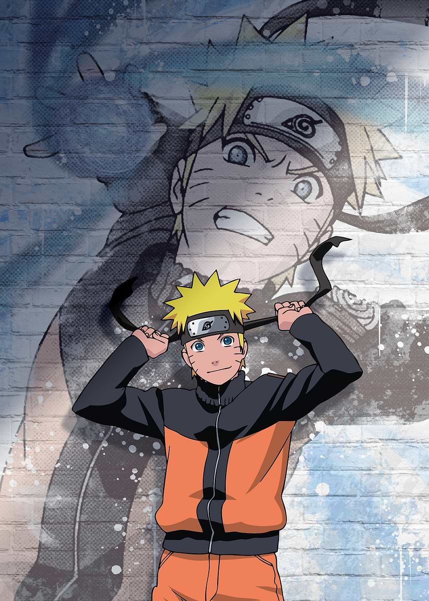 Naruto Uzumaki: Dattebayo Street Style' Poster, picture, metal Naruto Uzumaki: Dattebayo Street Style' Poster, picture, metal