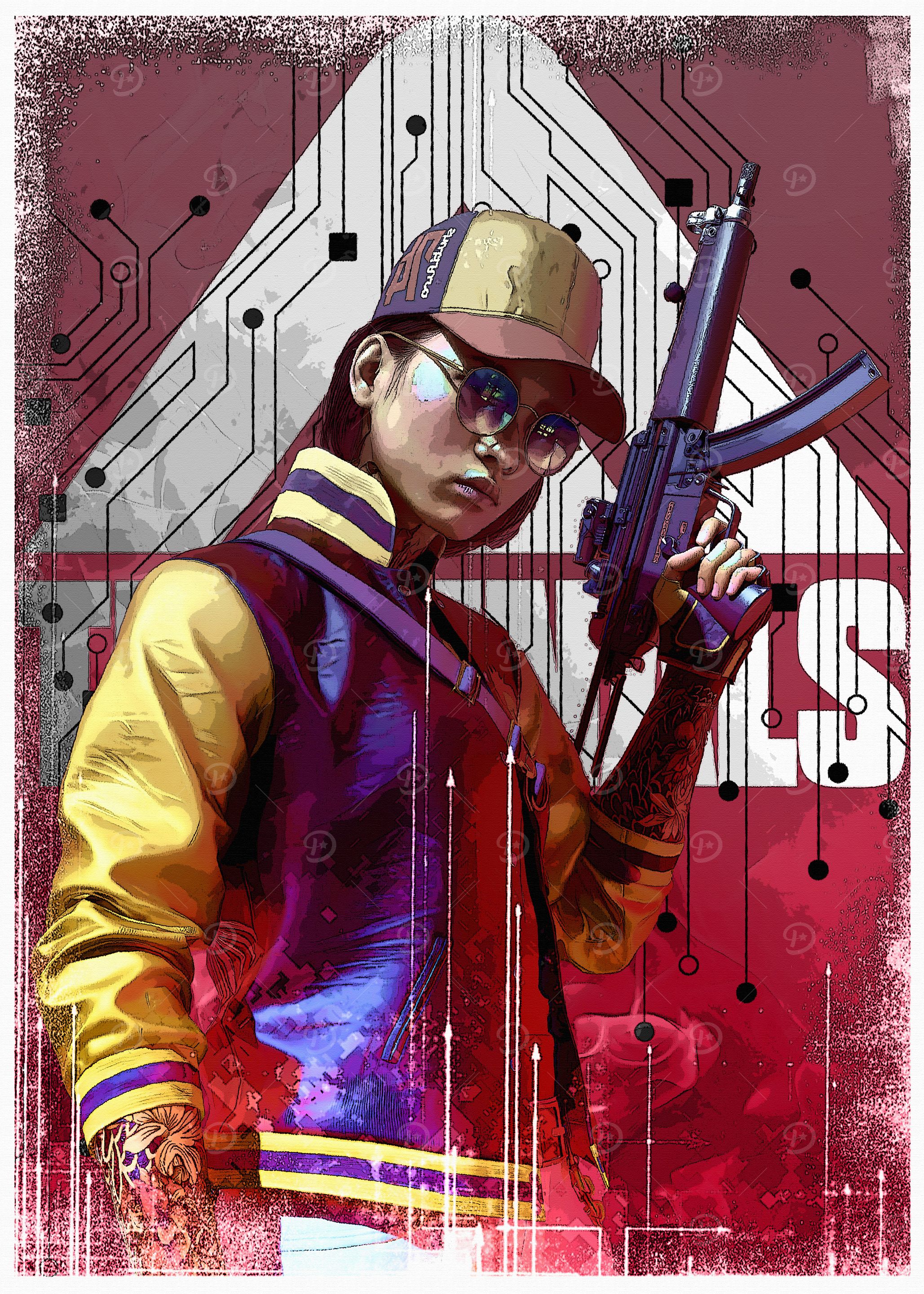 the finals' Poster, picture, metal print, paint by Sunu Praya
