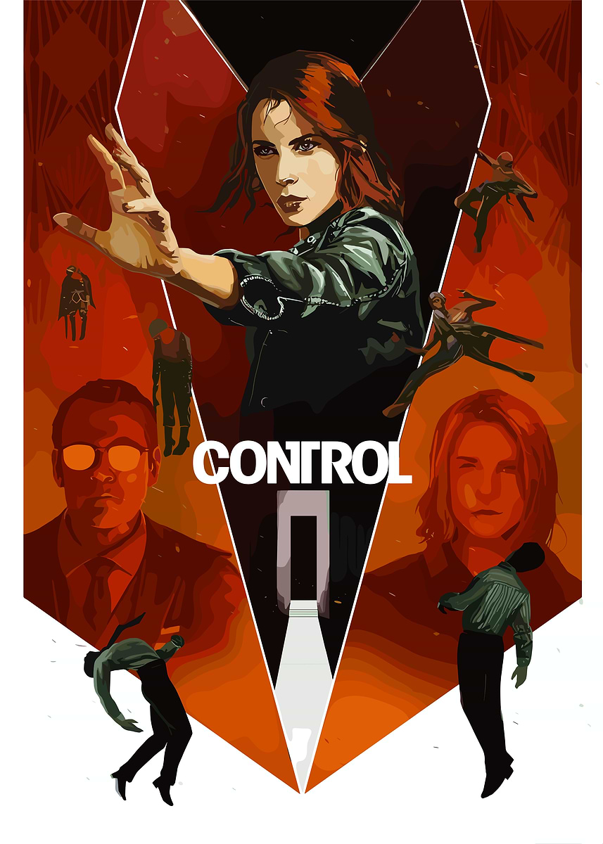 Control Rework Poster 'Control Game Poster' Poster, picture, metal print, paint by Wick ...