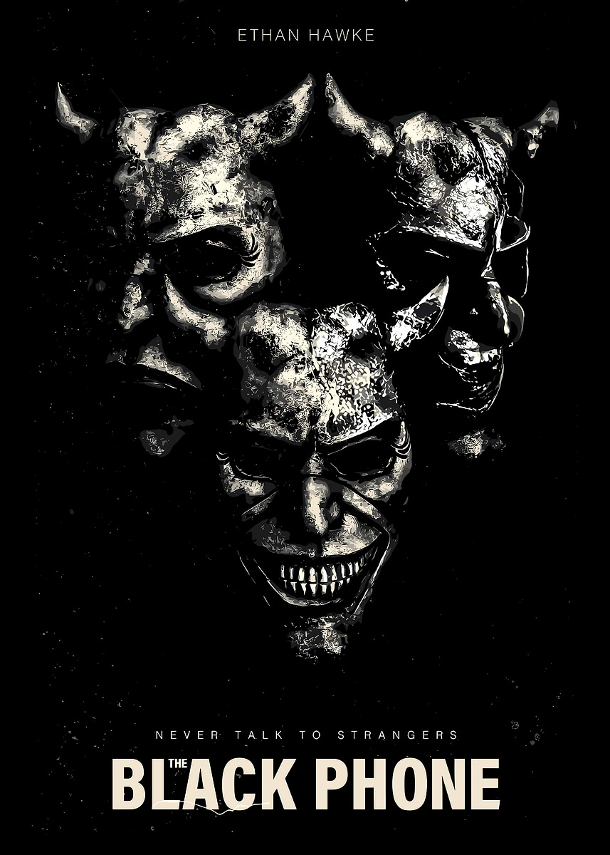 the-black-phone-movie-poster-poster-picture-metal-print-paint-by