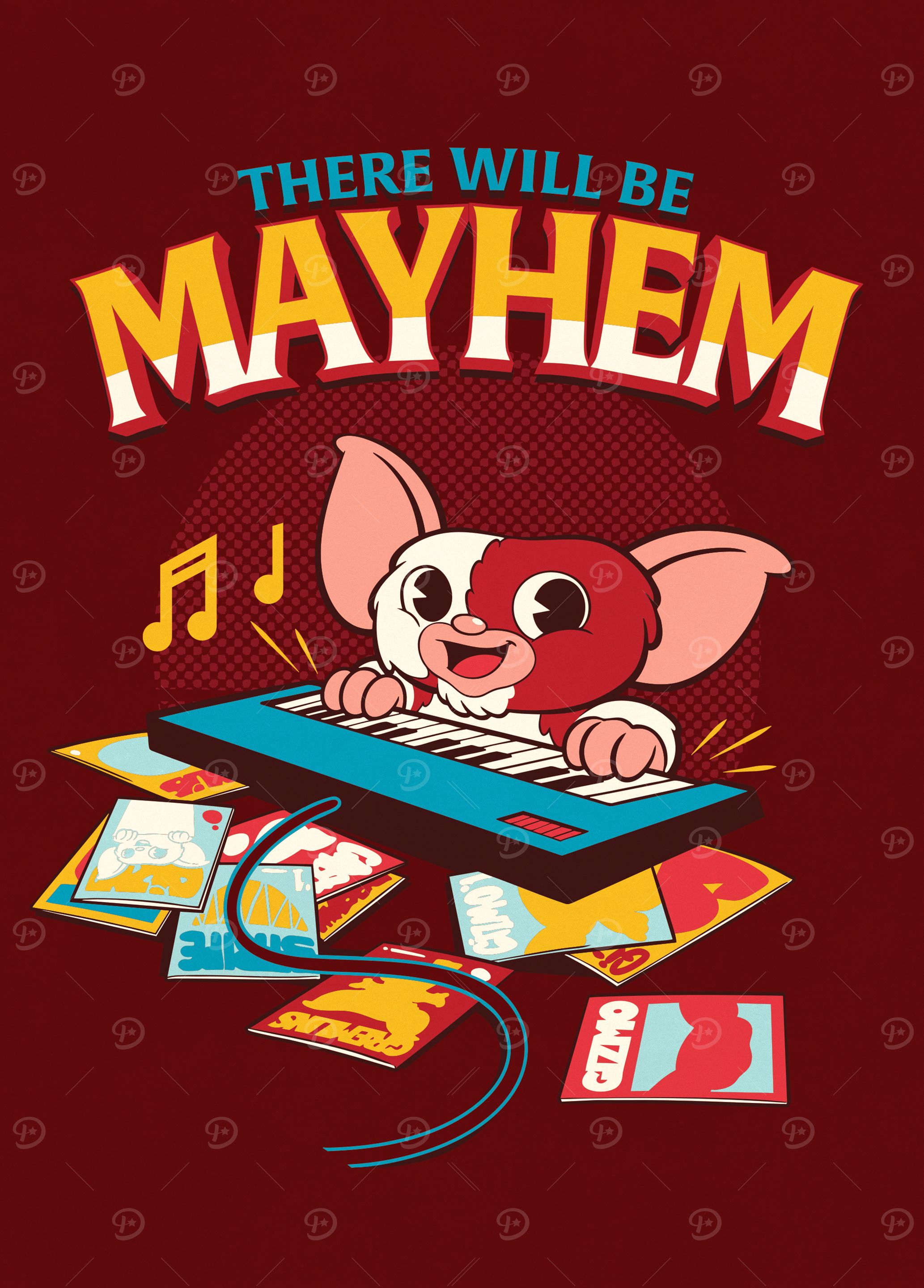 Gizmo's Mayhem: A Musical Gremlin' Poster, picture, metal print
