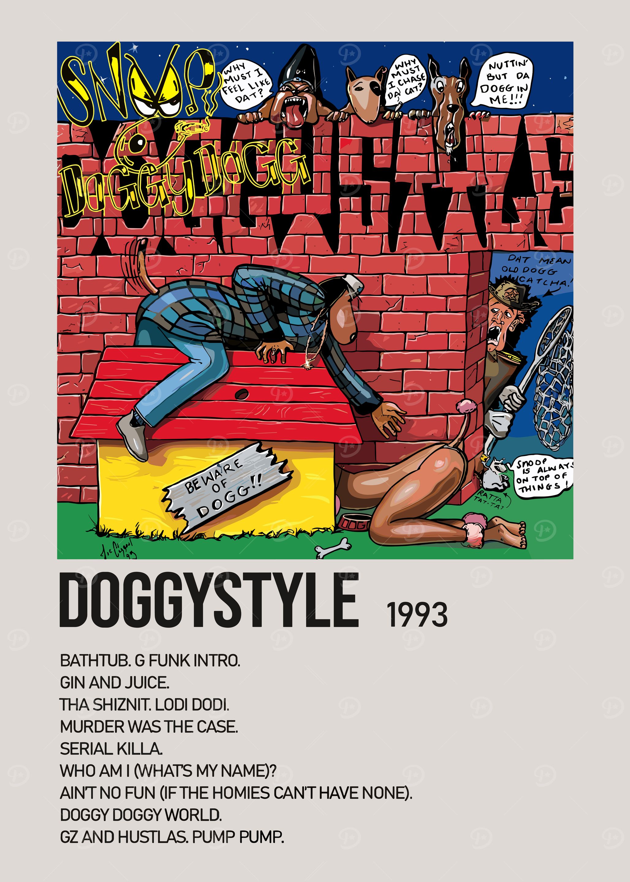 Snoop Dogg Doggystyle Album Cover' Poster, picture, metal print