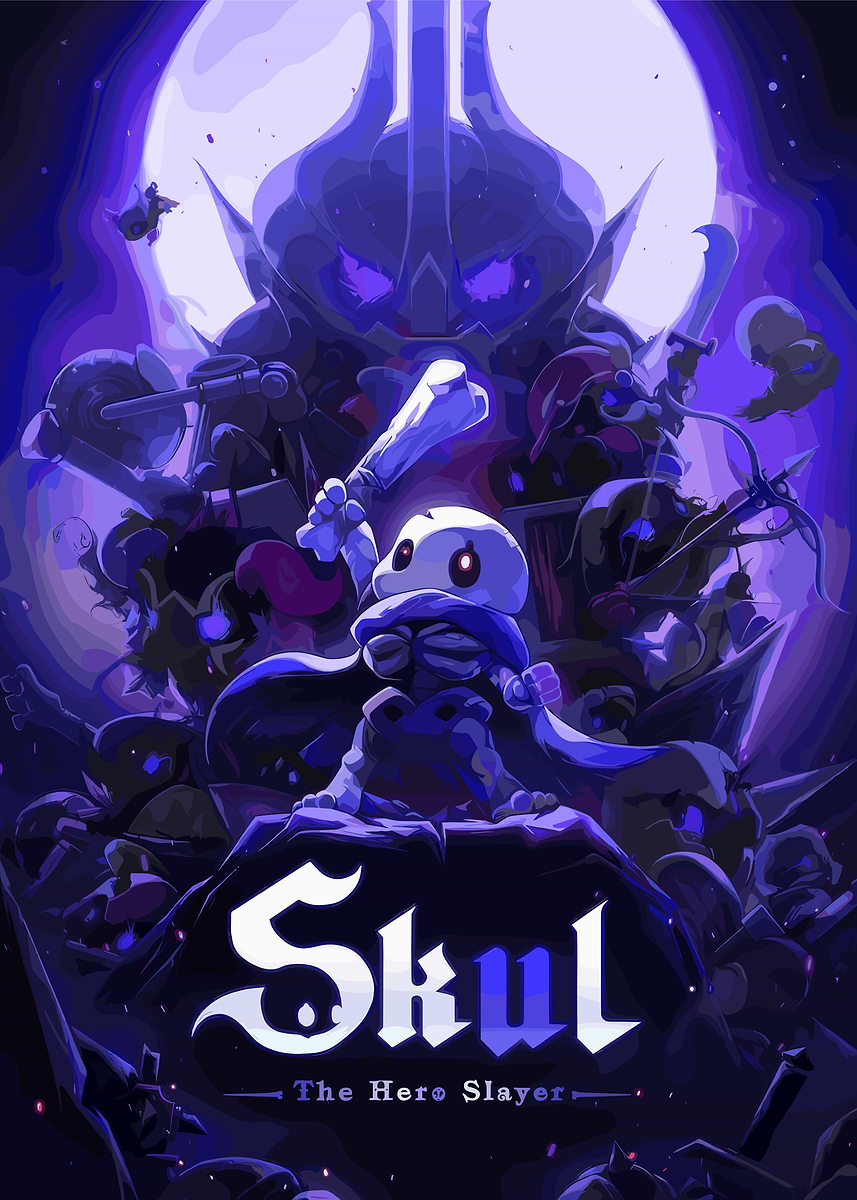 Skul: The Hero Slayer Game Art' Poster, picture, metal print