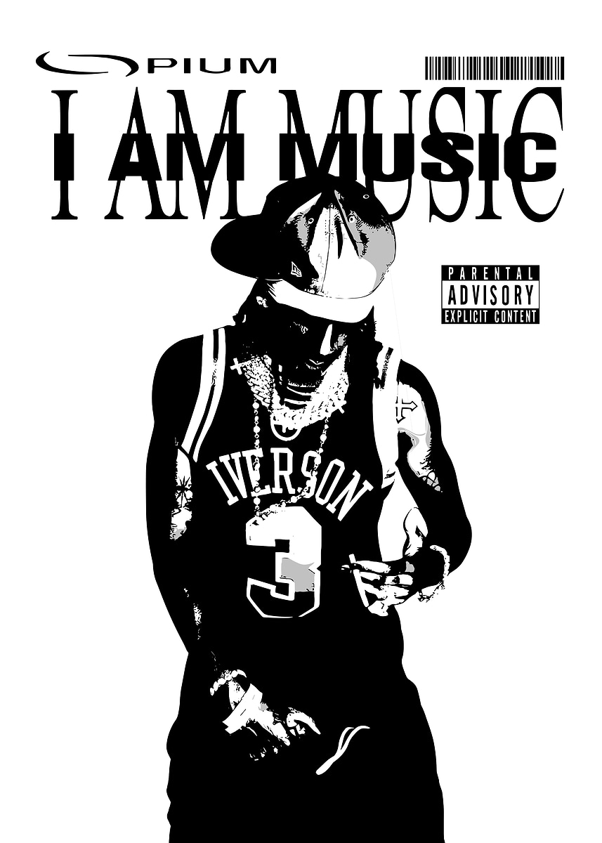 Playboi Carti - I Am Music Album Cover Art' Poster, picture, metal