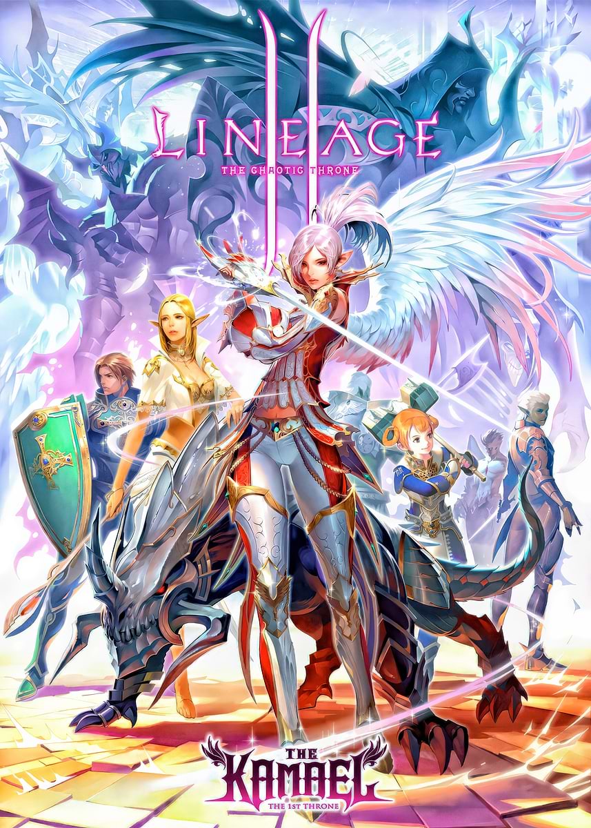 Lineage II: The Chaotic Throne - Kamael' Poster, picture, metal