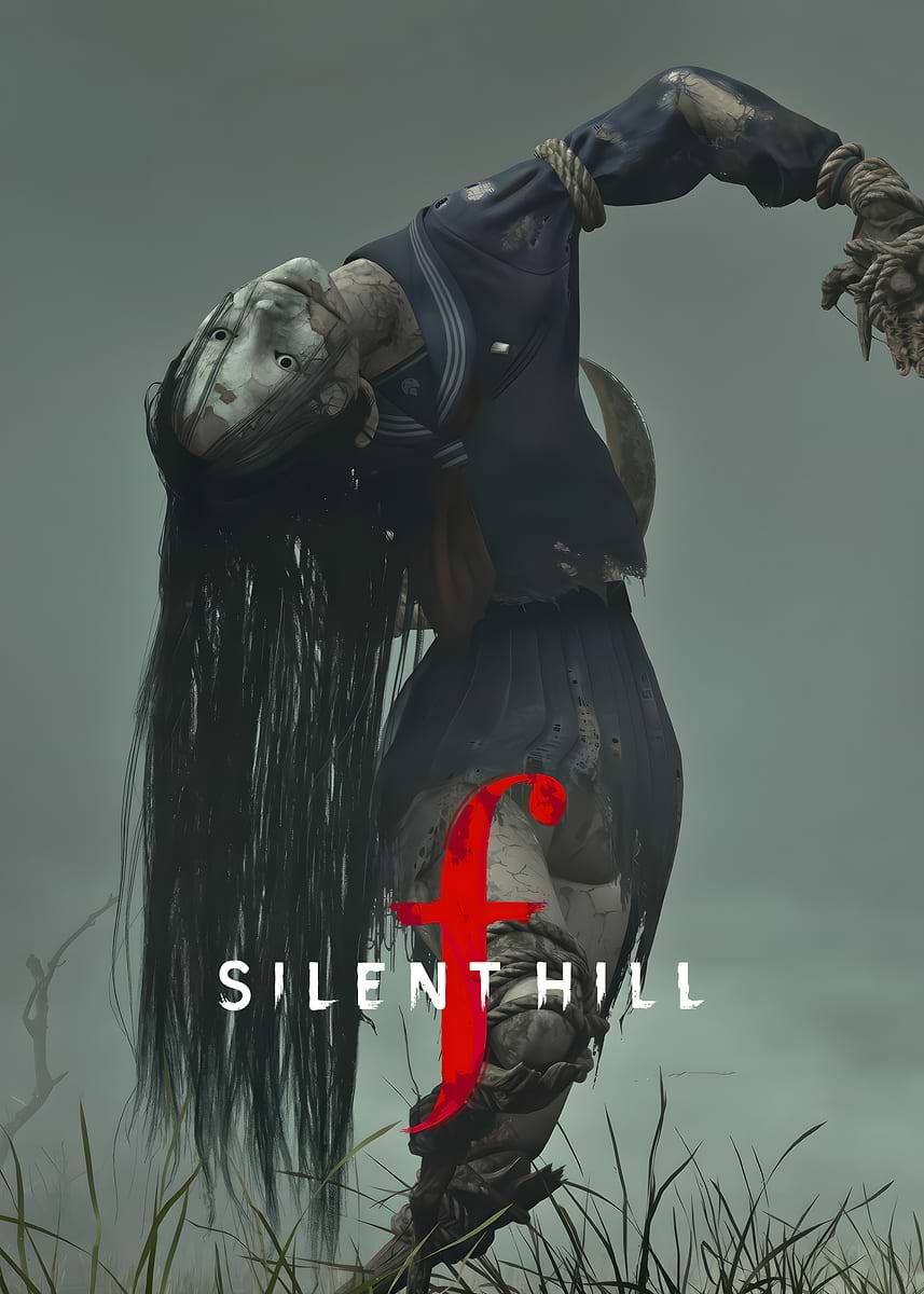 Silent Hill f Key Visual' Poster, picture, metal print, paint by