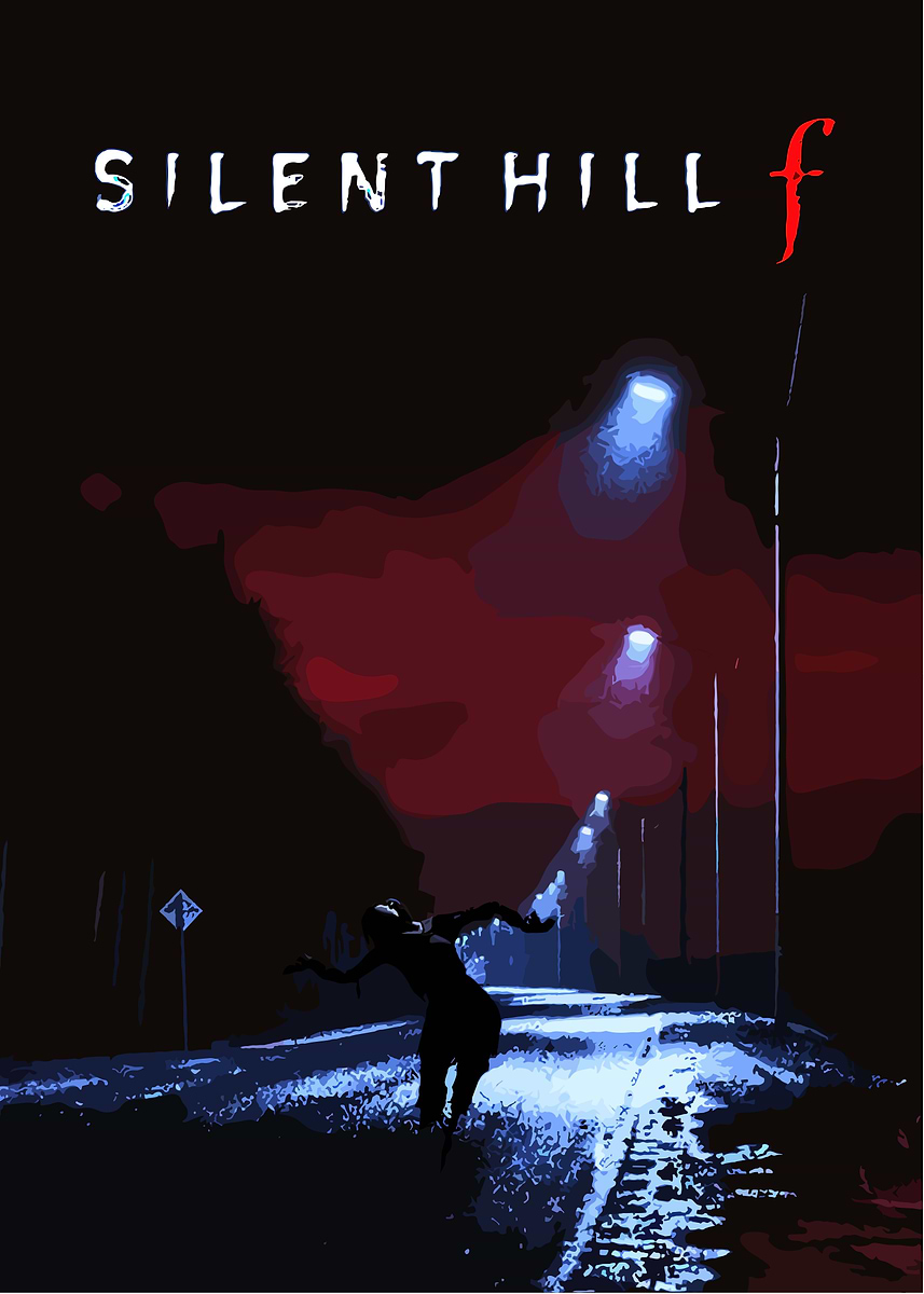 Silent Hill f Poster Art' Poster, picture, metal print, paint by